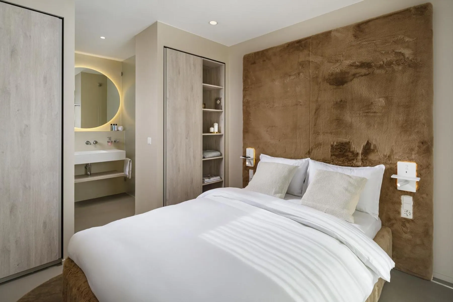 Bed in VISIONAPARTMENTS Glattbrugg - contactless check-in