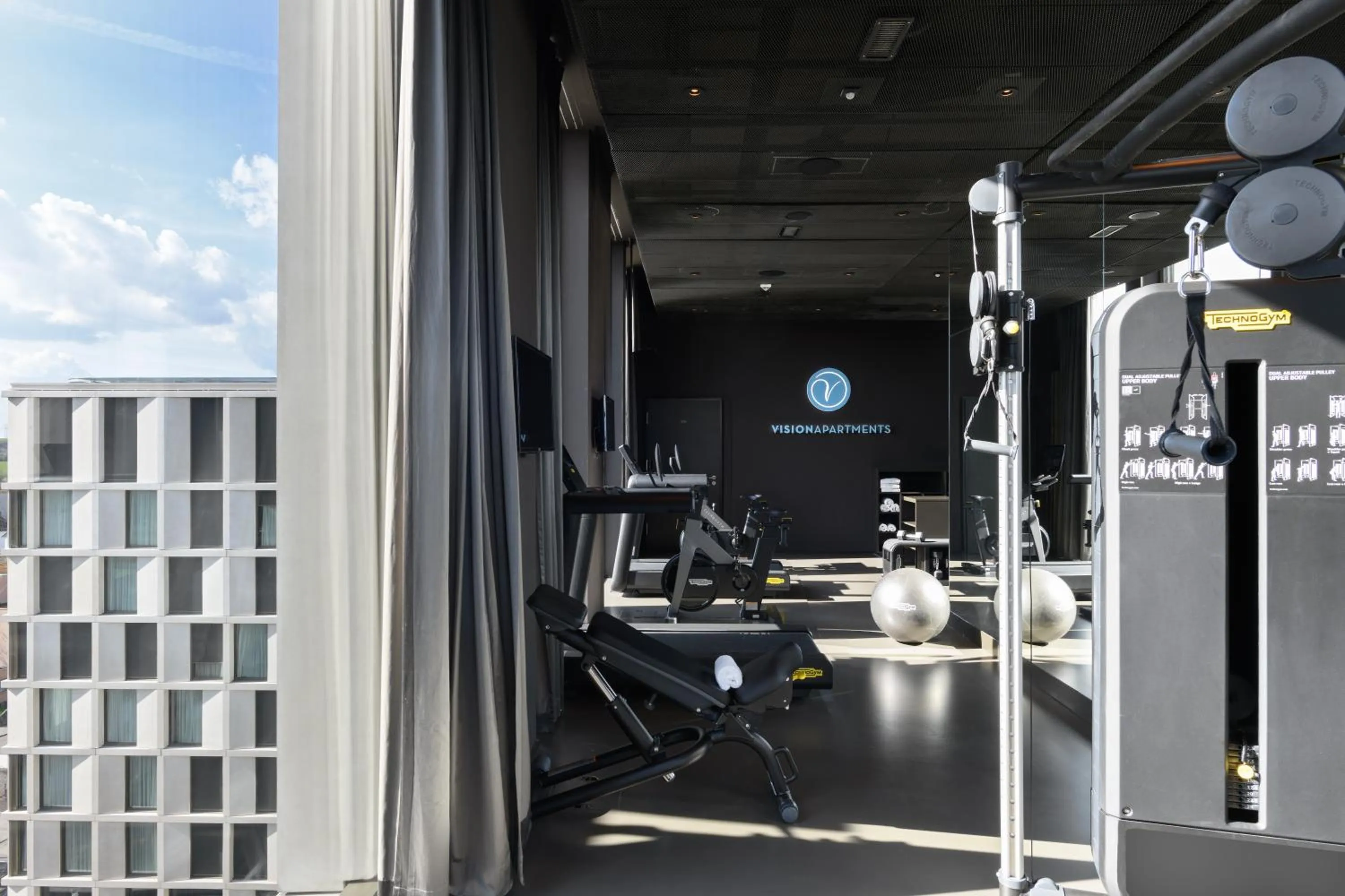 Fitness centre/facilities in VISIONAPARTMENTS Glattbrugg - contactless check-in