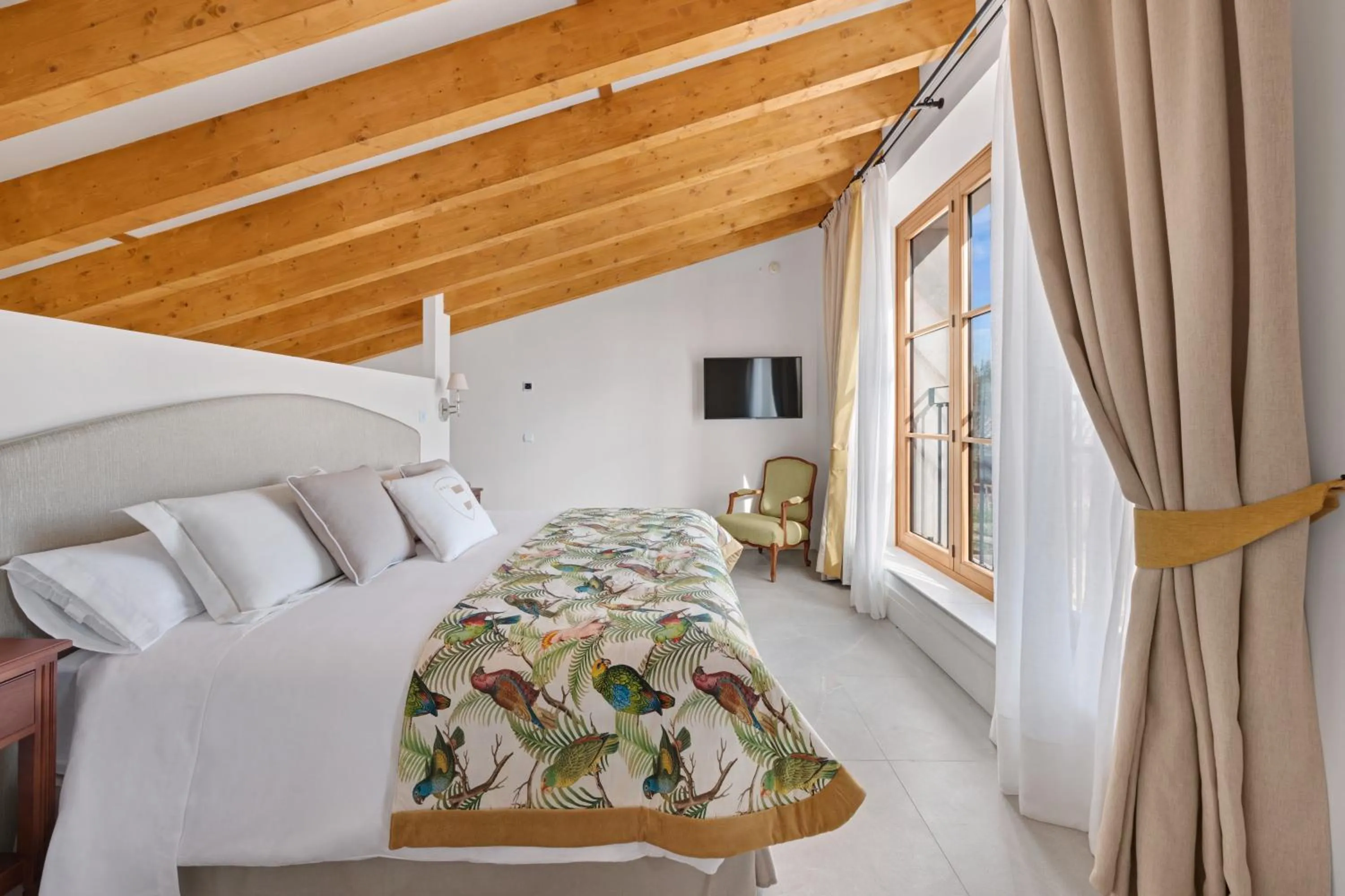 Bed in Finca Sa Bastida Luxury Retreat & Spa Adults Only - Over 14