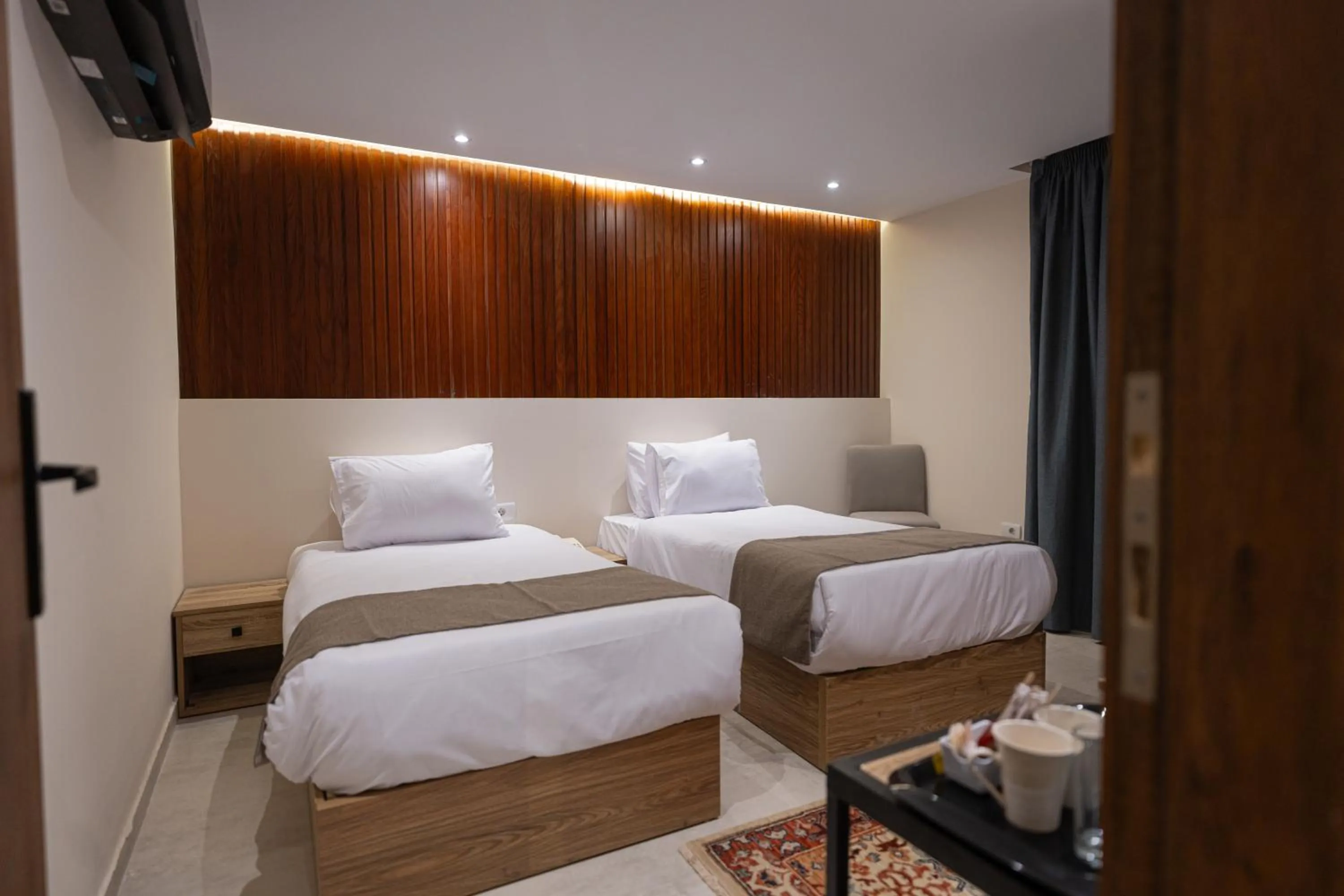 Bedroom, Bed in Pyramid Front Hotel