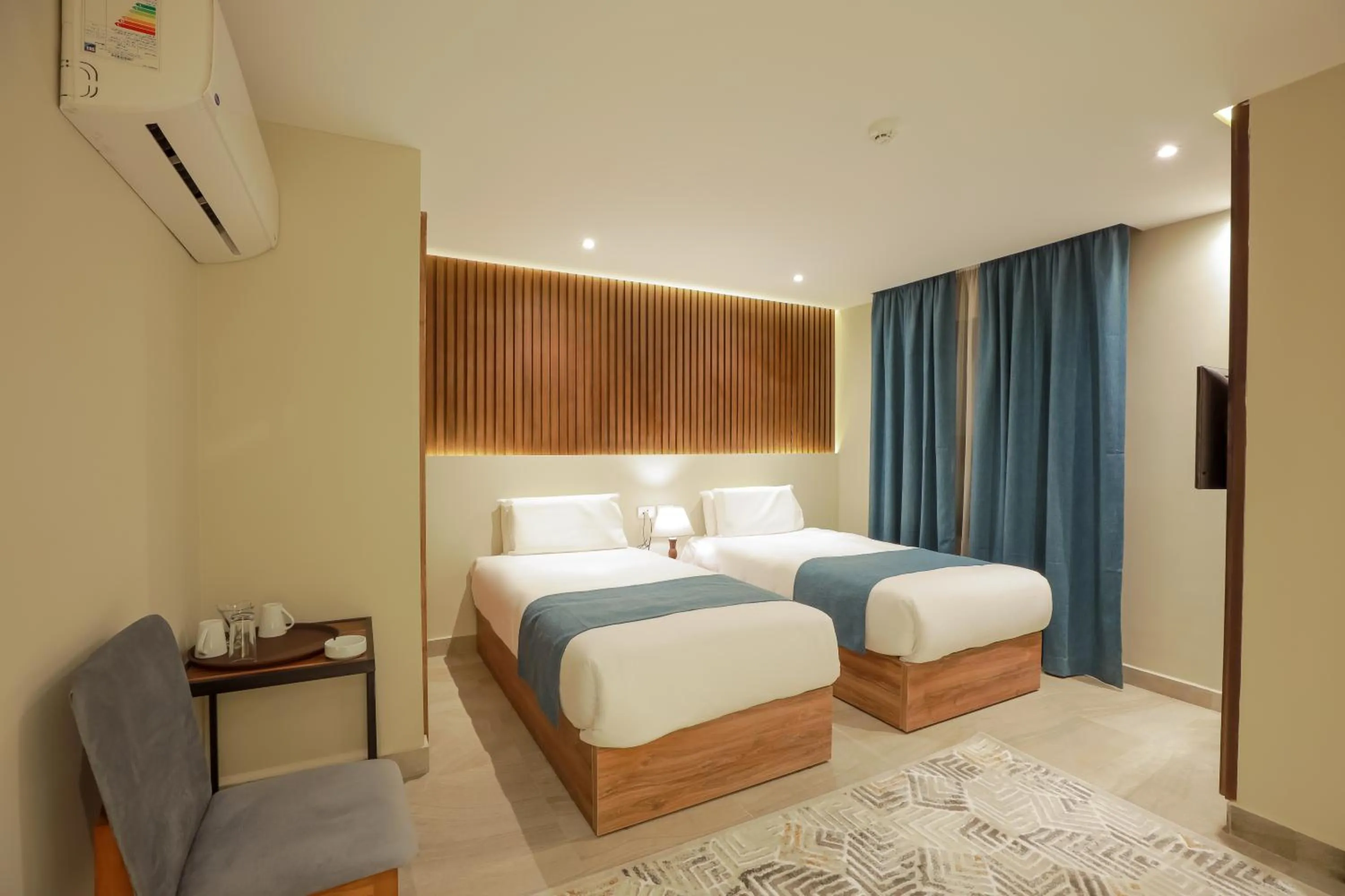 Bed in Pyramid Front Hotel