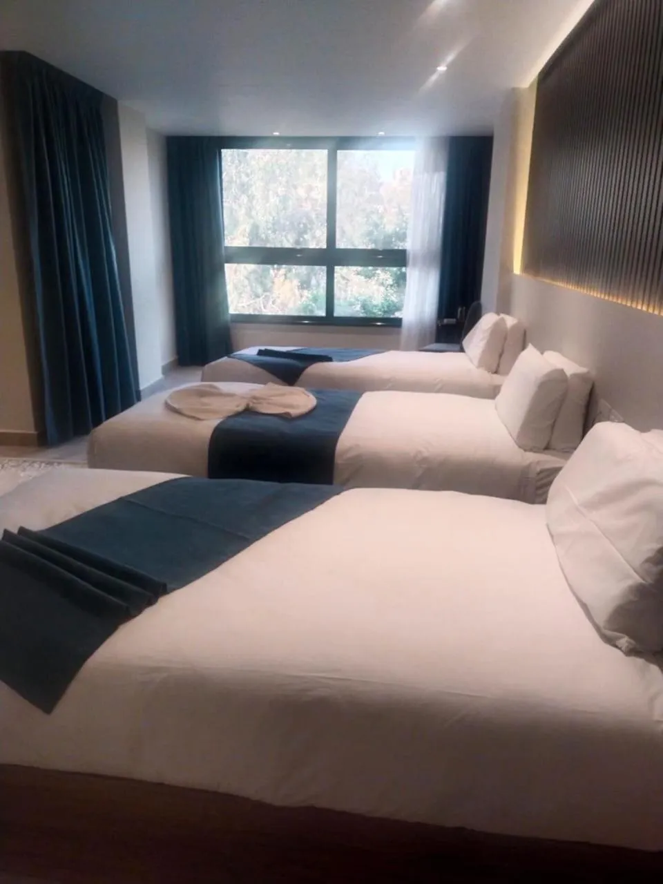 Photo of the whole room, Bed in Pyramid Front Hotel