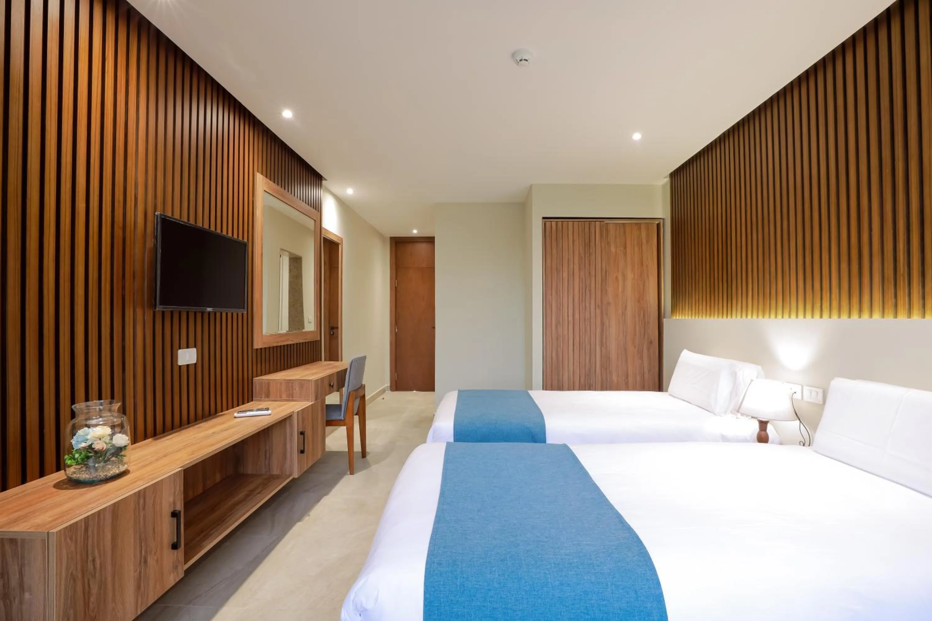 Bed in Pyramid Front Hotel