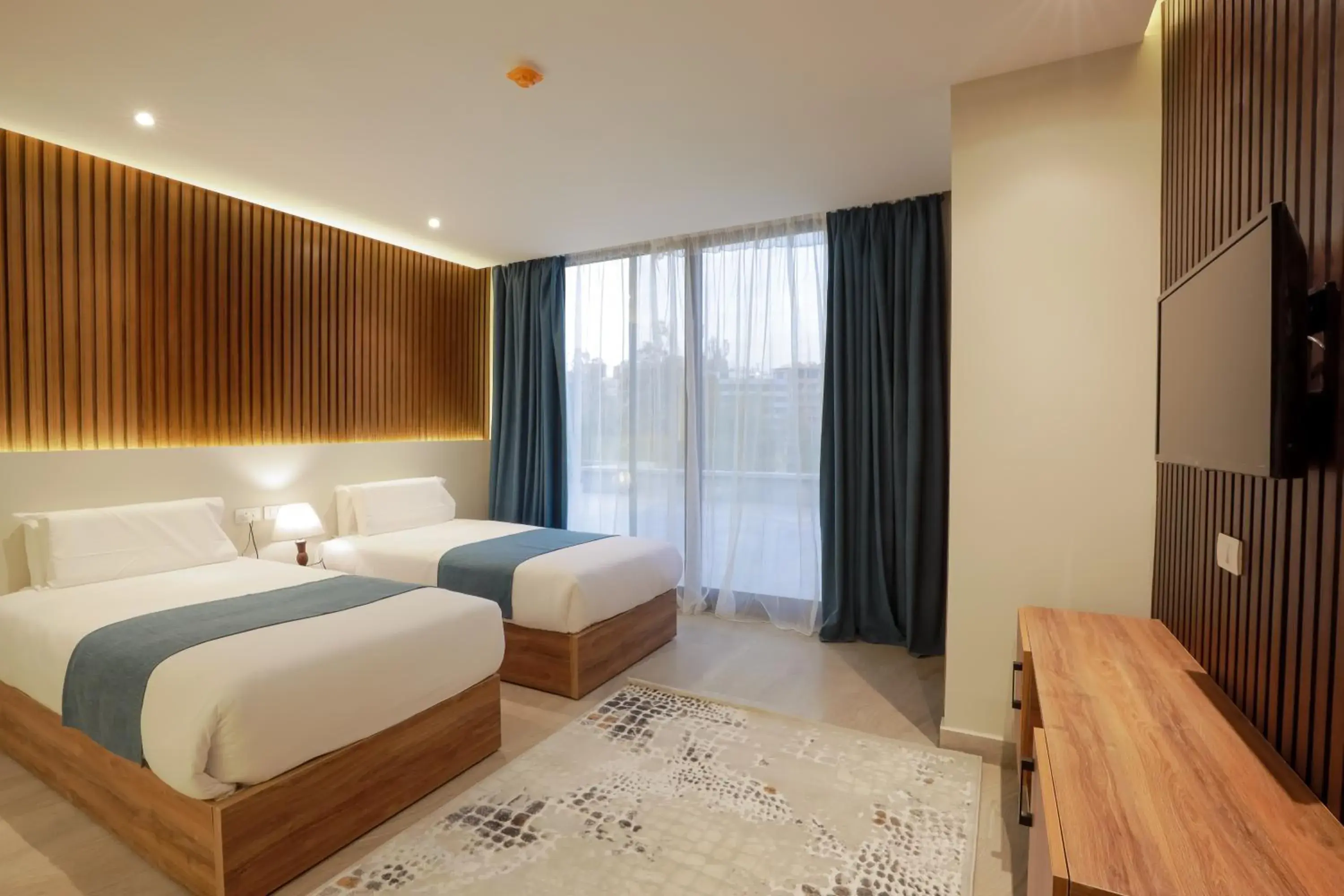 Deluxe Twin Room with Terrace & Garden View in Pyramid Front Hotel Deluxe Twin Room with Terrace & Garden View in Pyramid Front Hotel