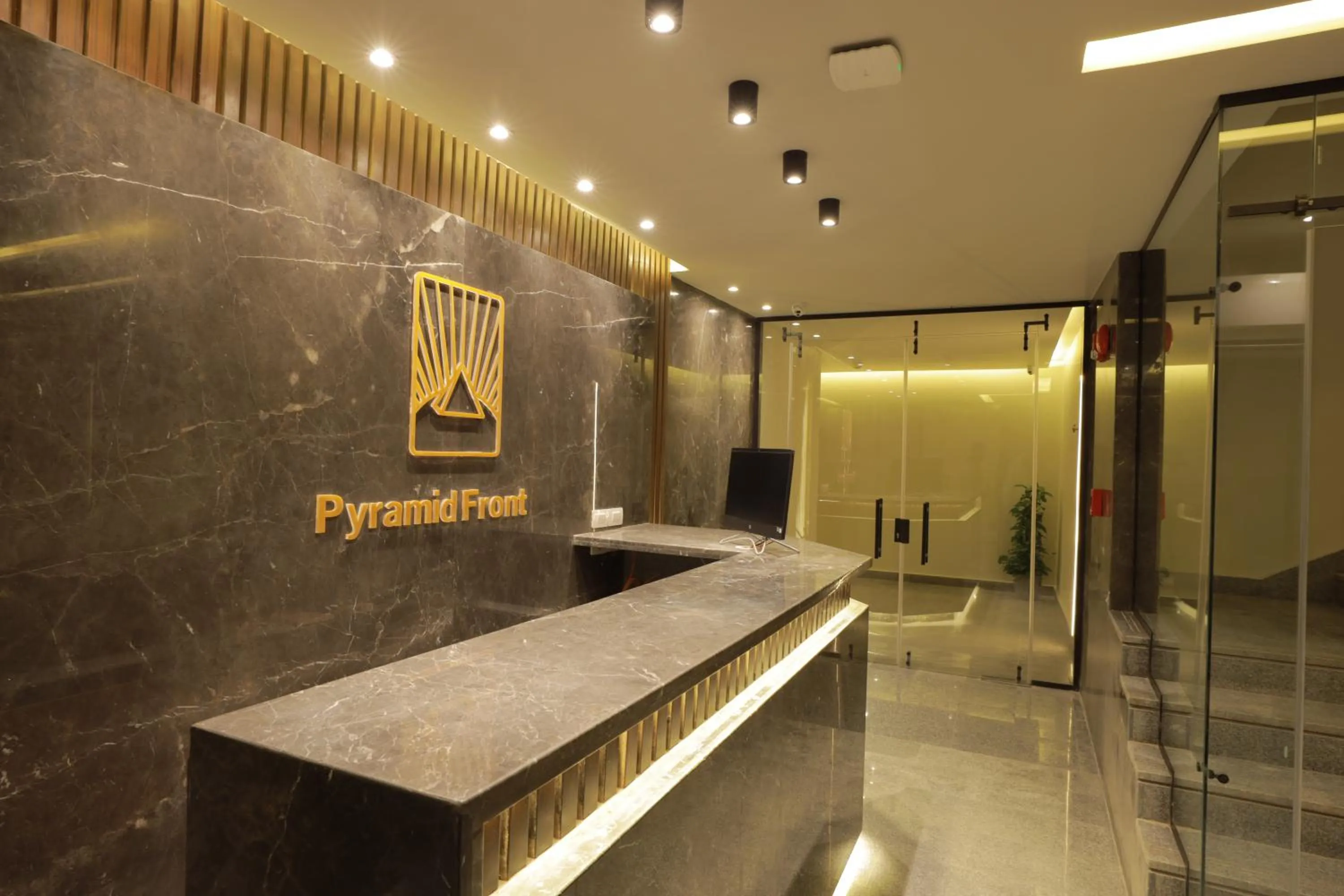 Lobby or reception in Pyramid Front Hotel