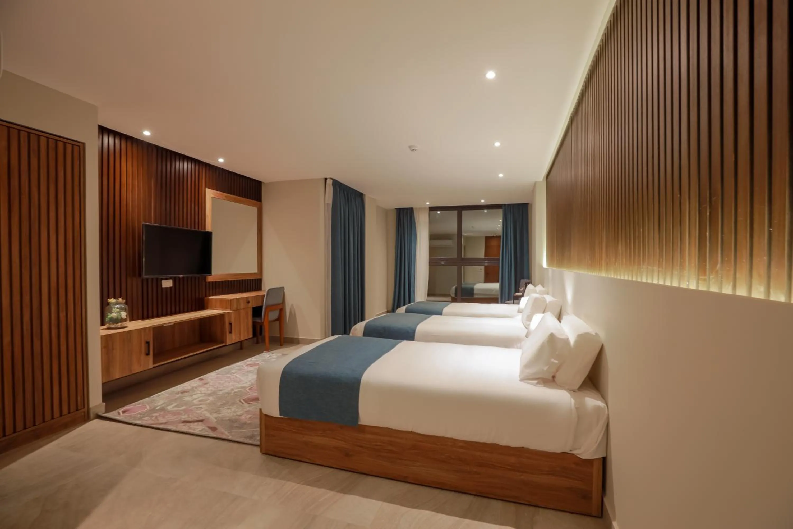 Bed in Pyramid Front Hotel