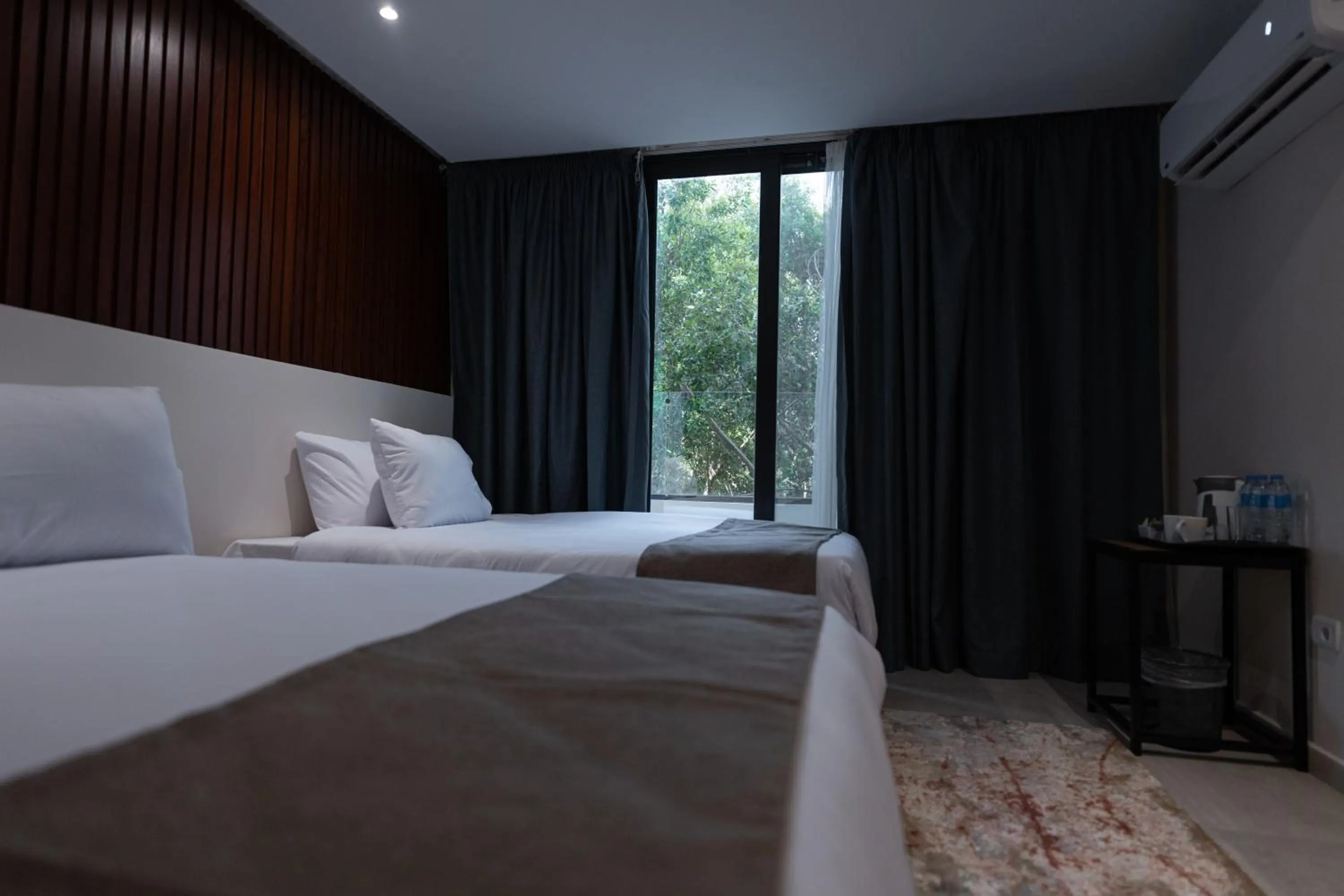 View (from property/room), Bed in Pyramid Front Hotel