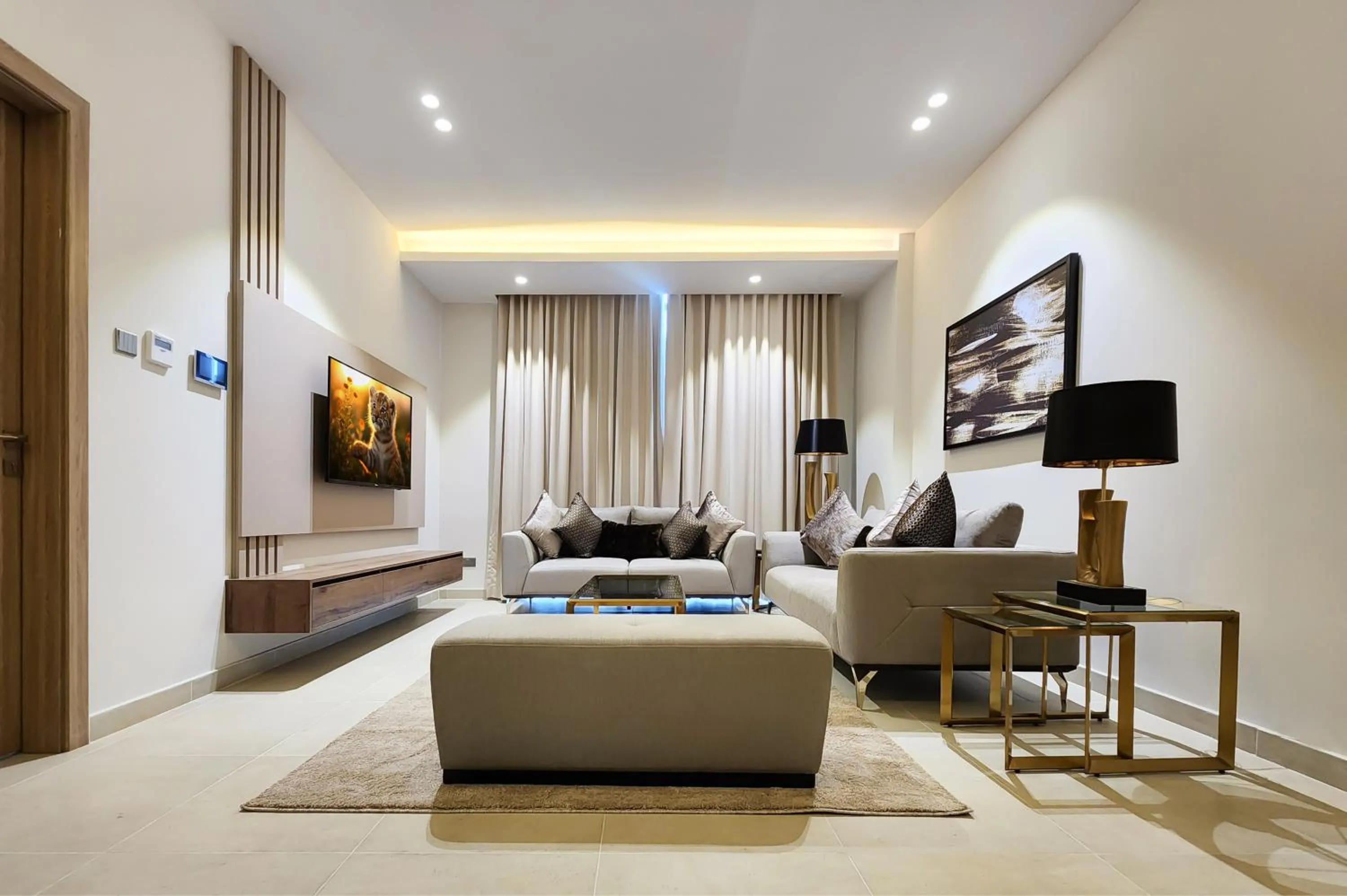 Living room in Farhan Tower