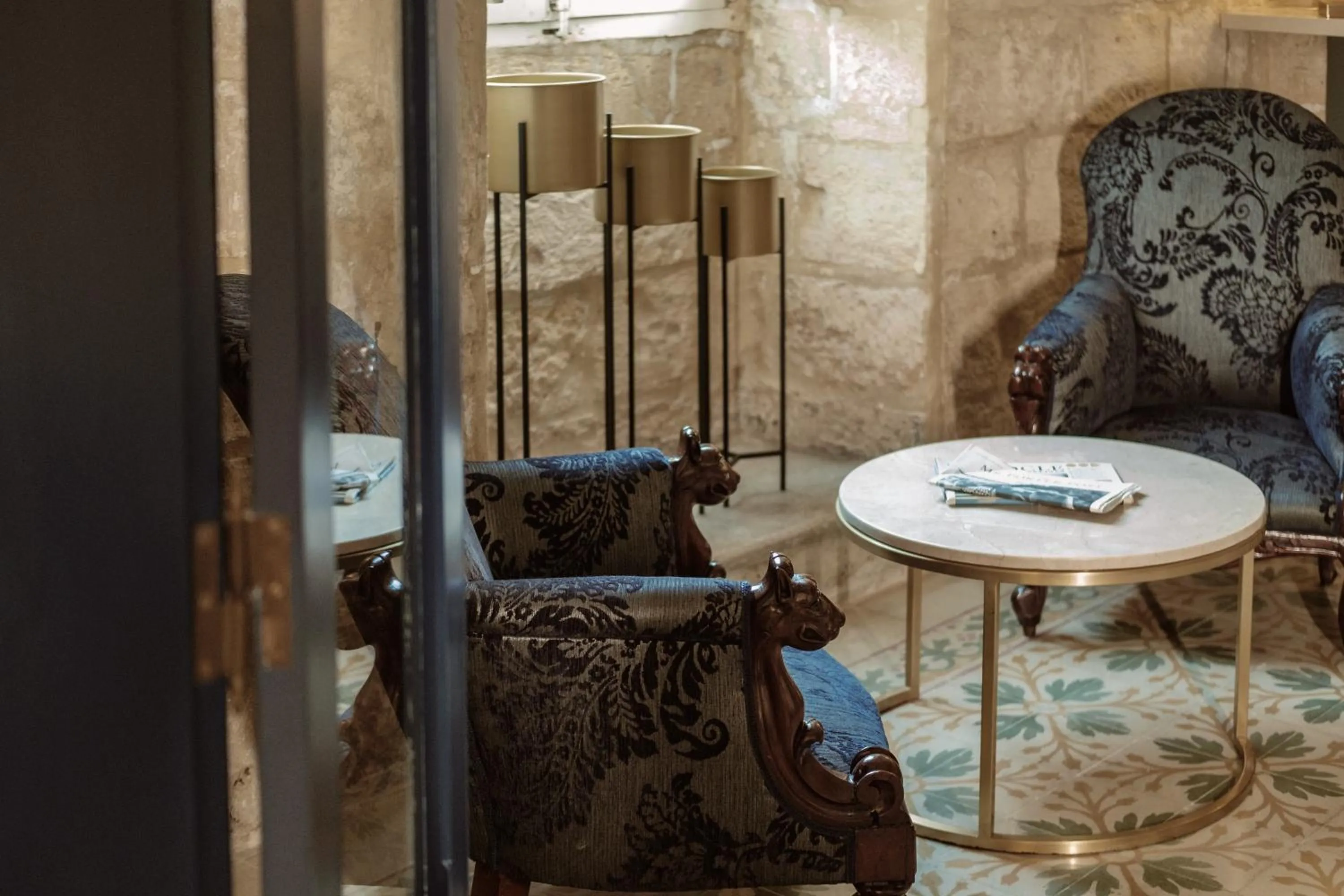 Lounge or bar in Palazzo Castagna Boutique Hotel