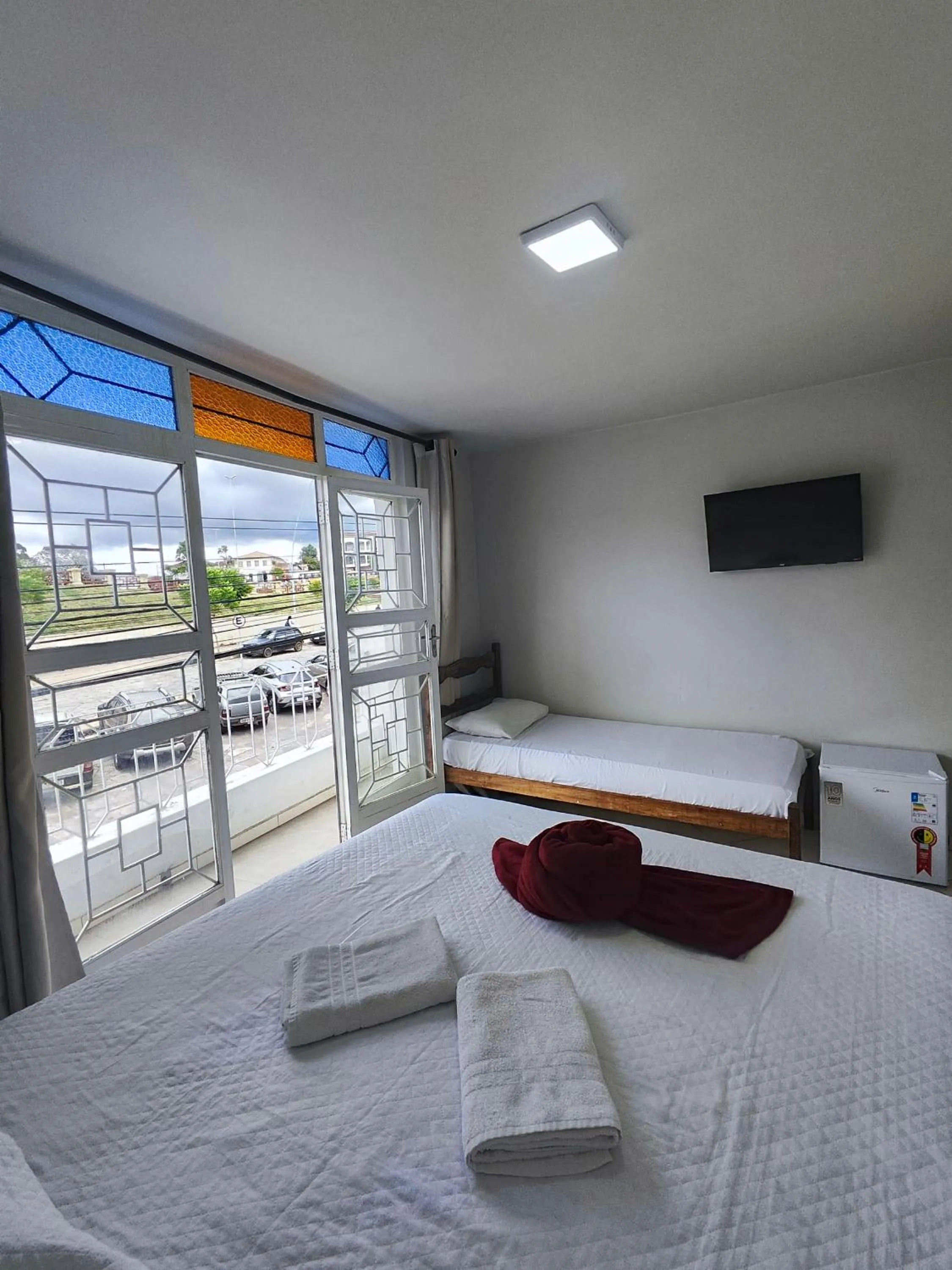 Bed in HOTEL ESTAÇÃO