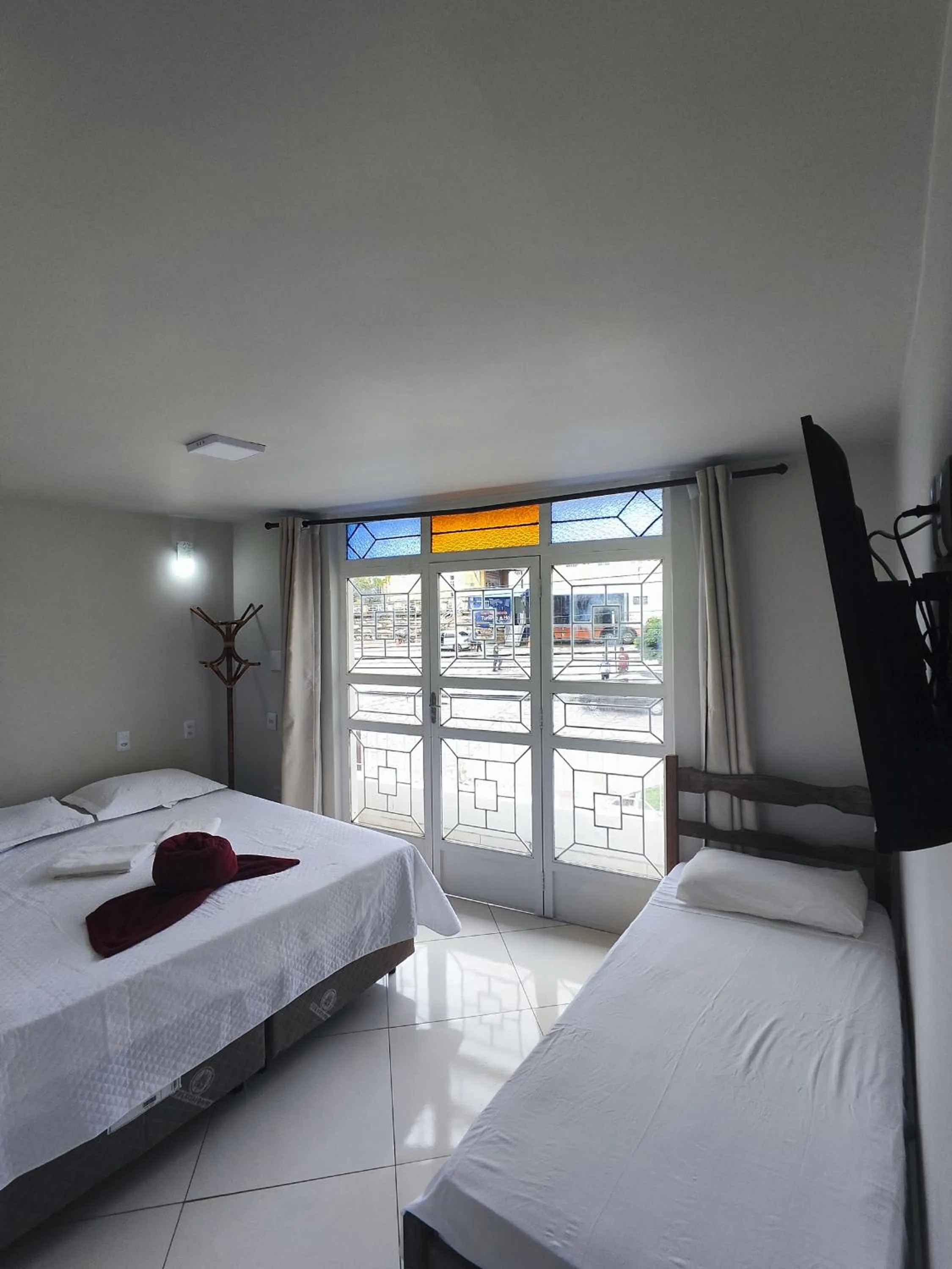 Bed in HOTEL ESTAÇÃO