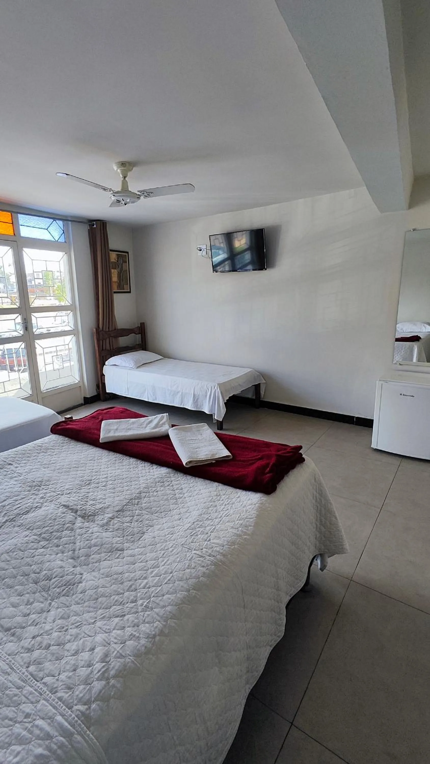 Bed in HOTEL ESTAÇÃO