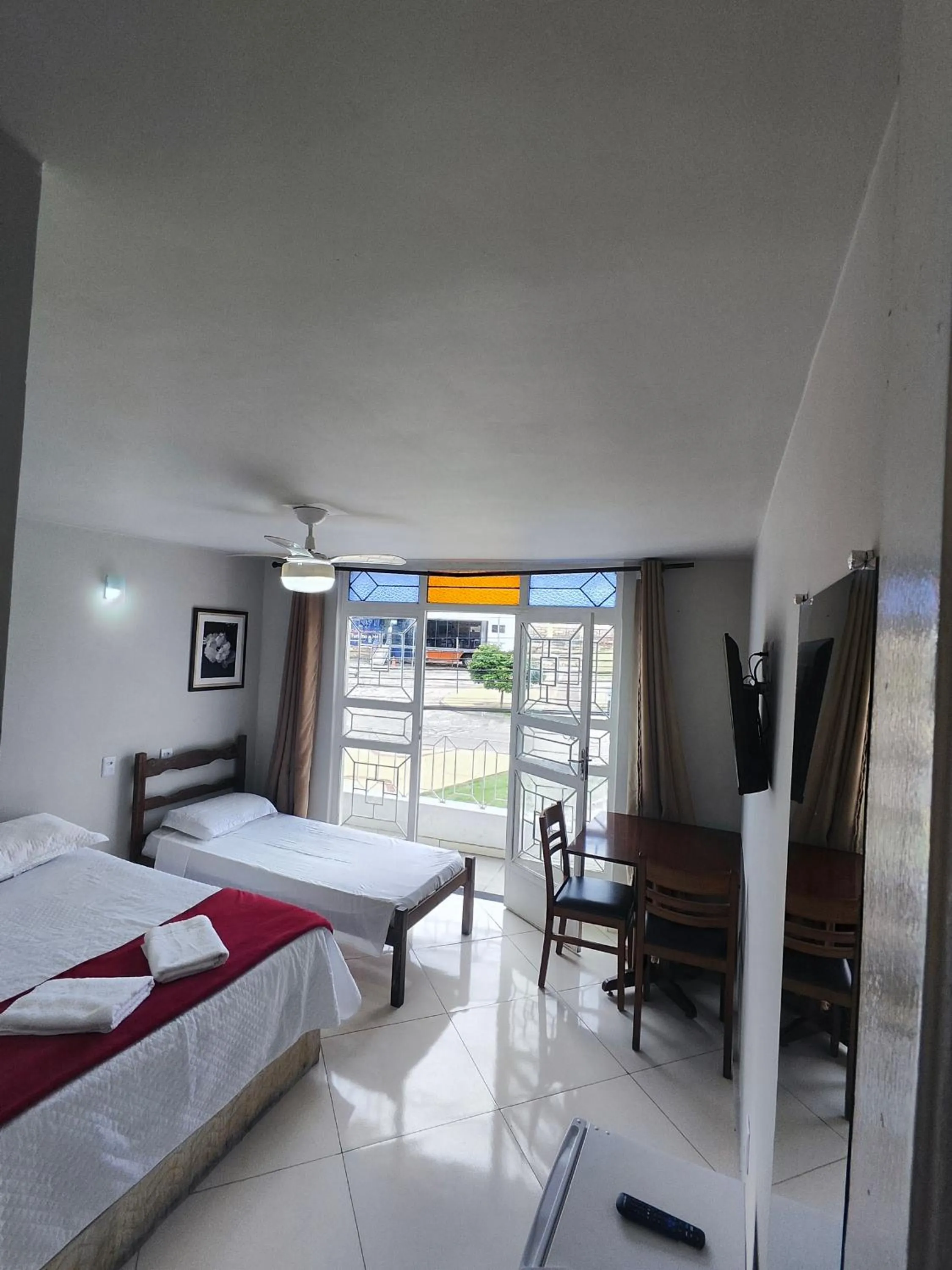 Bed in HOTEL ESTAÇÃO