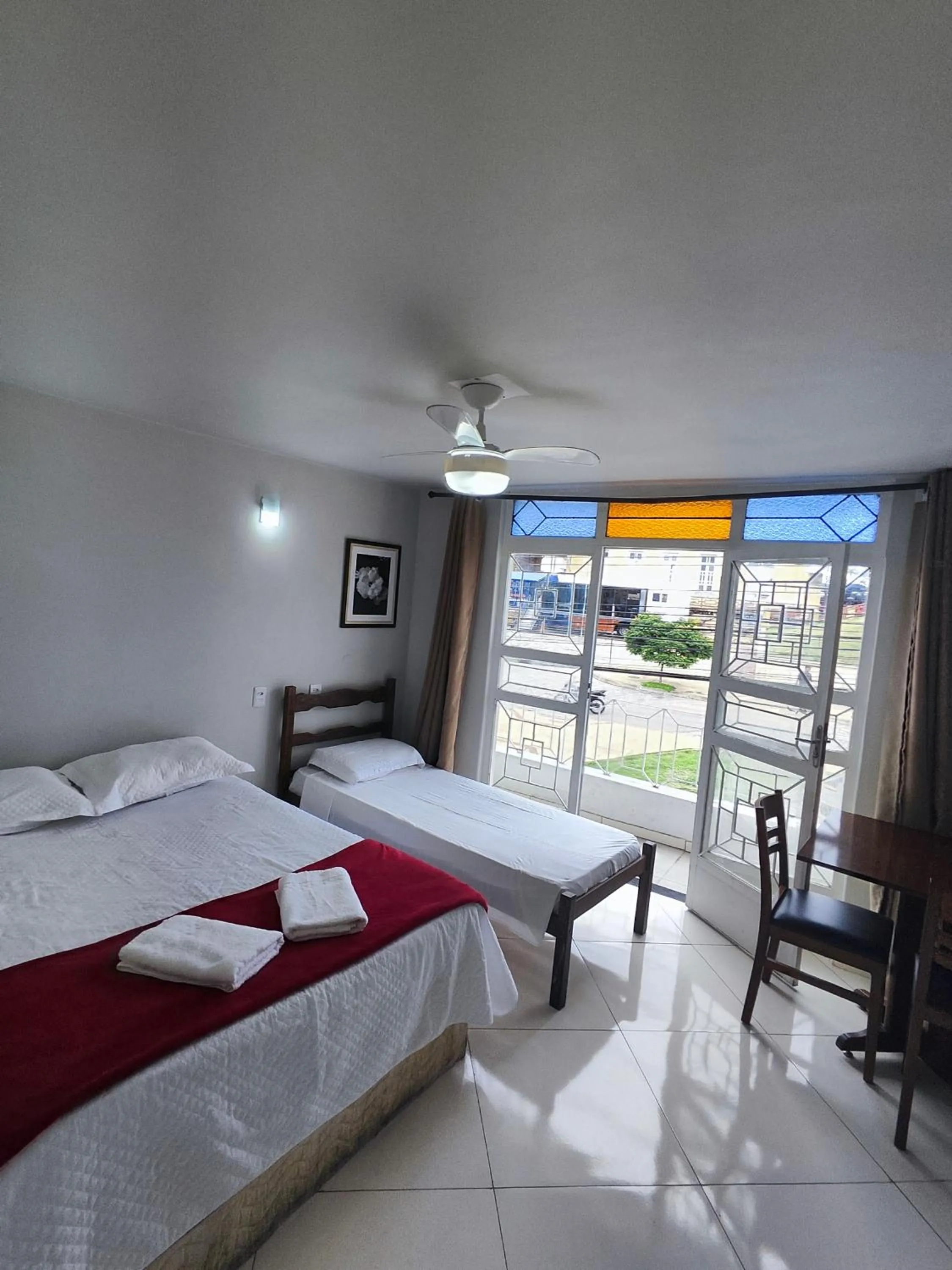 Bed in HOTEL ESTAÇÃO