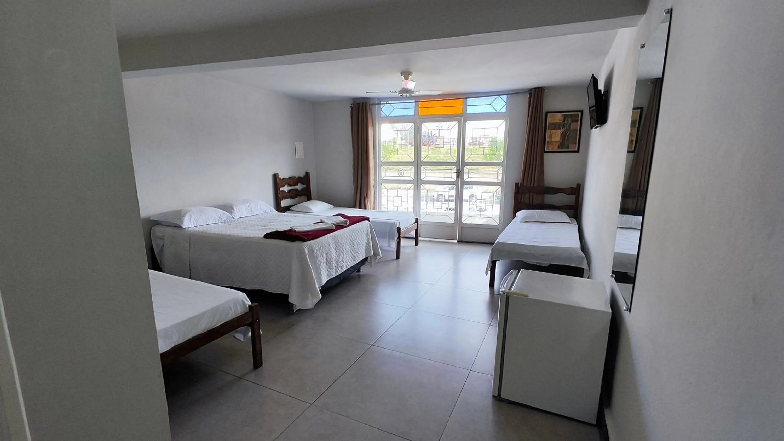 Bed in HOTEL ESTAÇÃO