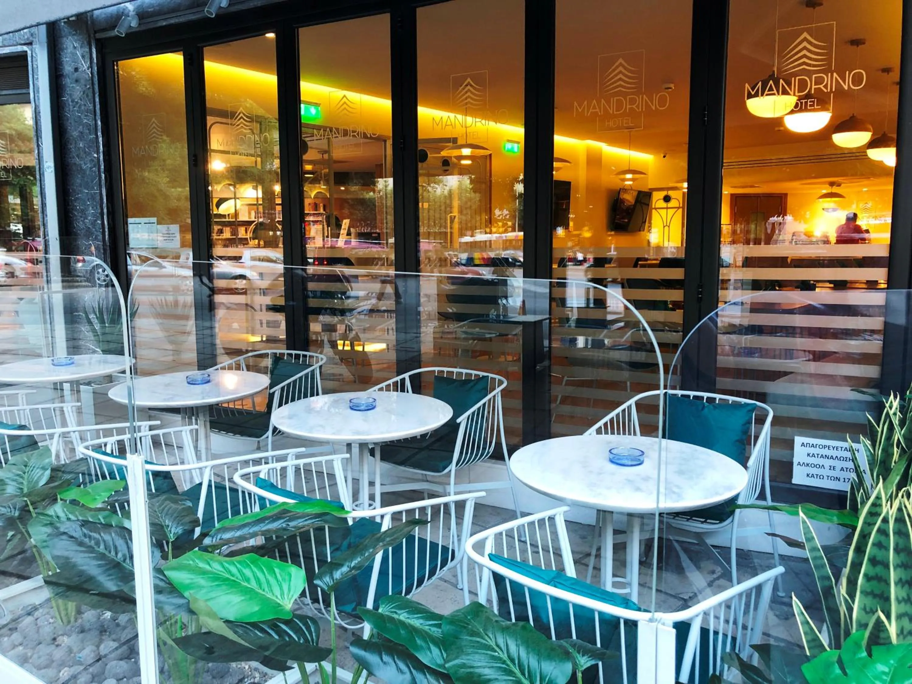 Patio in Mandrino Hotel