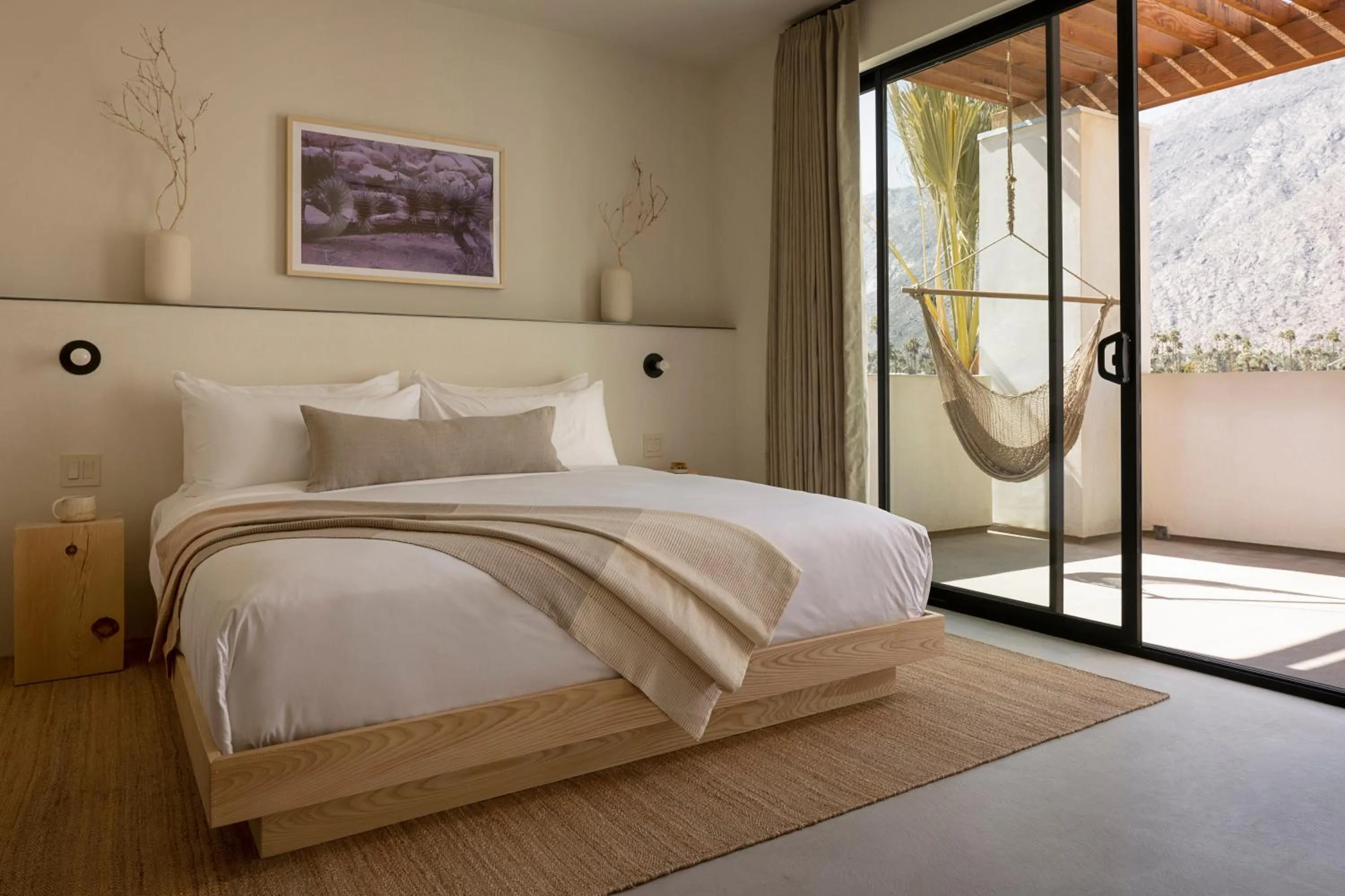 Bed in Drift Palm Springs, a Member of Design Hotels