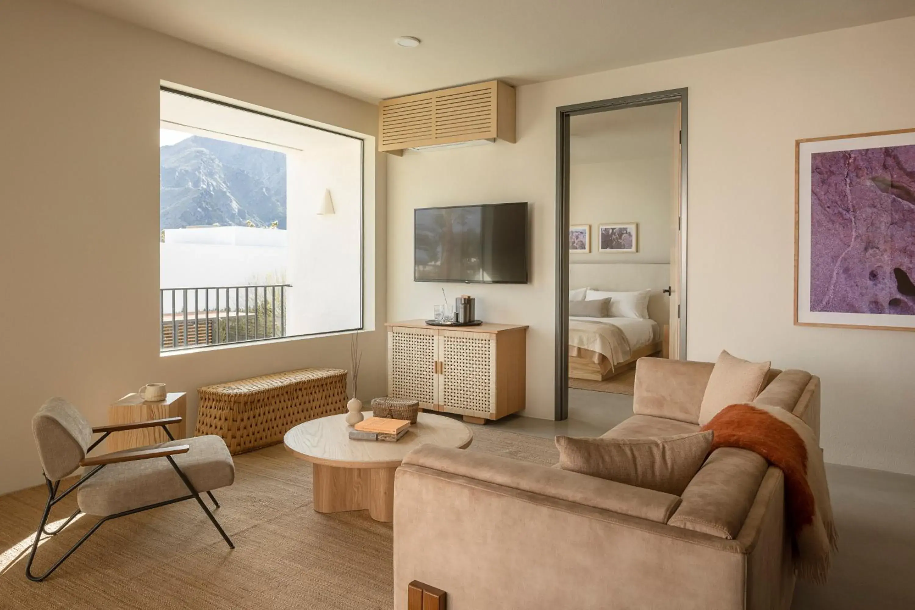 Living room in Drift Palm Springs, a Member of Design Hotels Living room in Drift Palm Springs, a Member of Design Hotels