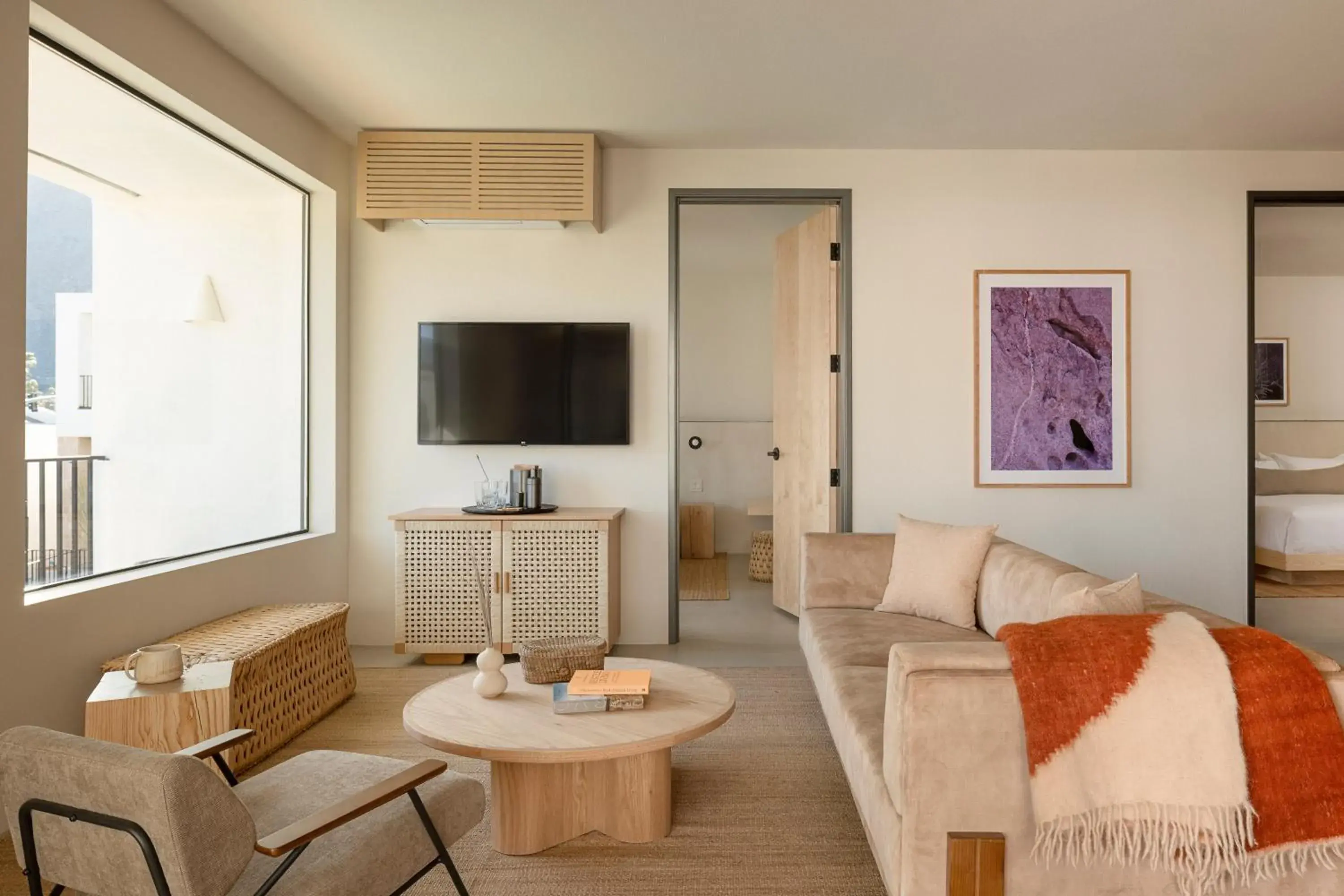 Living room in Drift Palm Springs, a Member of Design Hotels Living room in Drift Palm Springs, a Member of Design Hotels