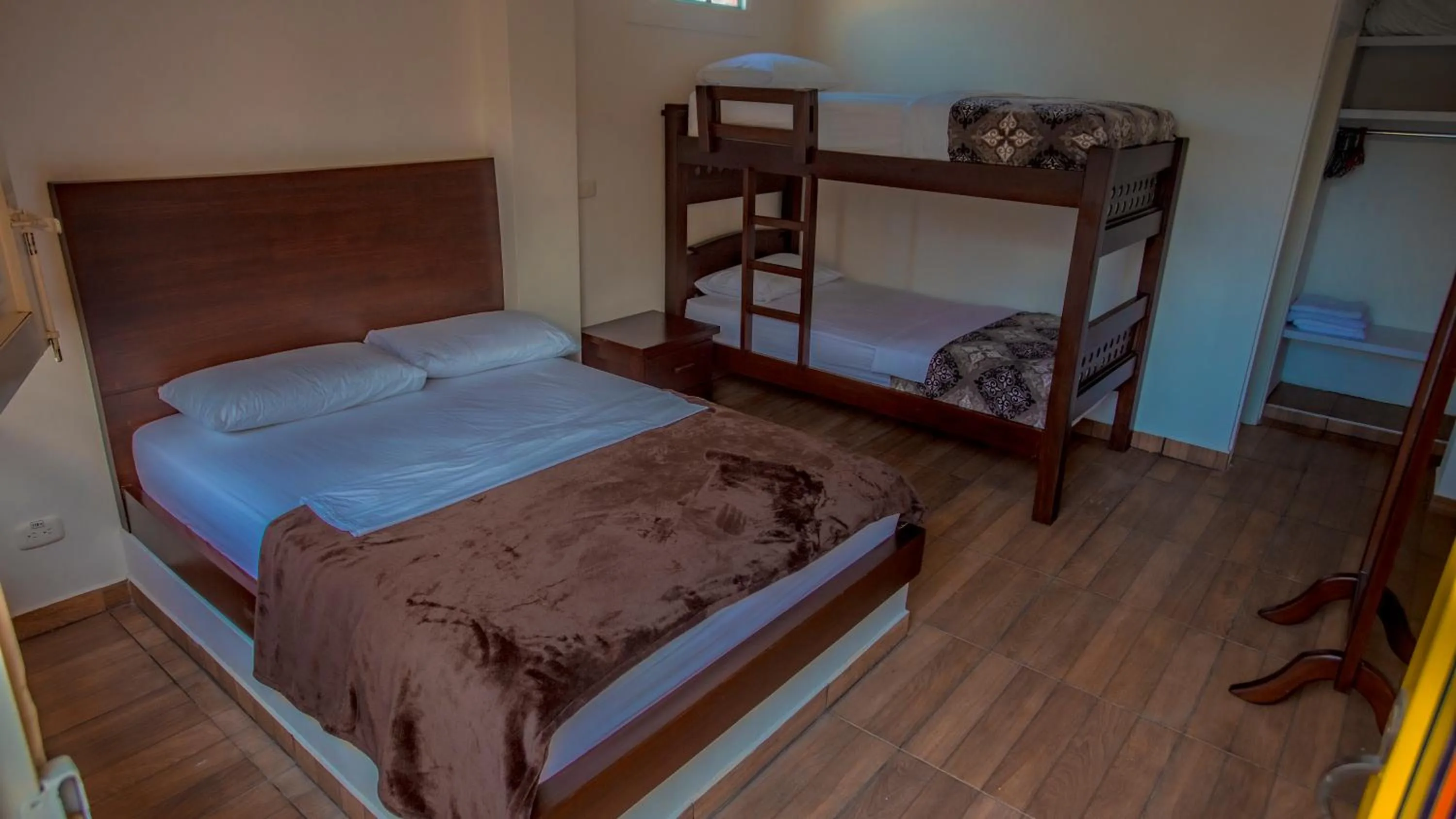 Bed in Hotel Hacienda San Isidro