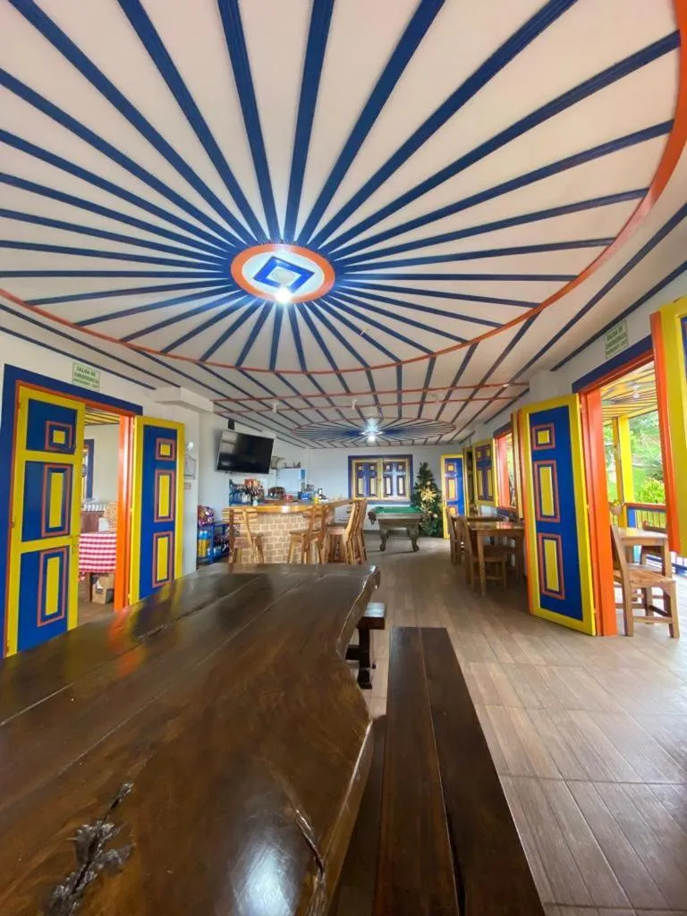 Living room in Hotel Hacienda San Isidro