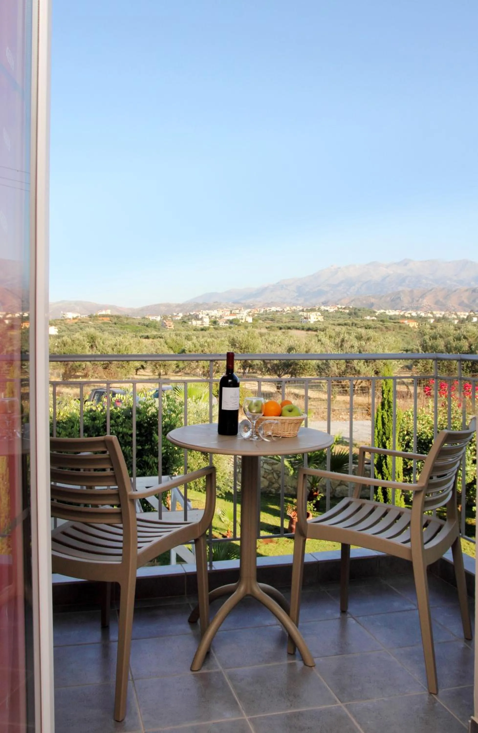 Garden view in Renieris Hotel