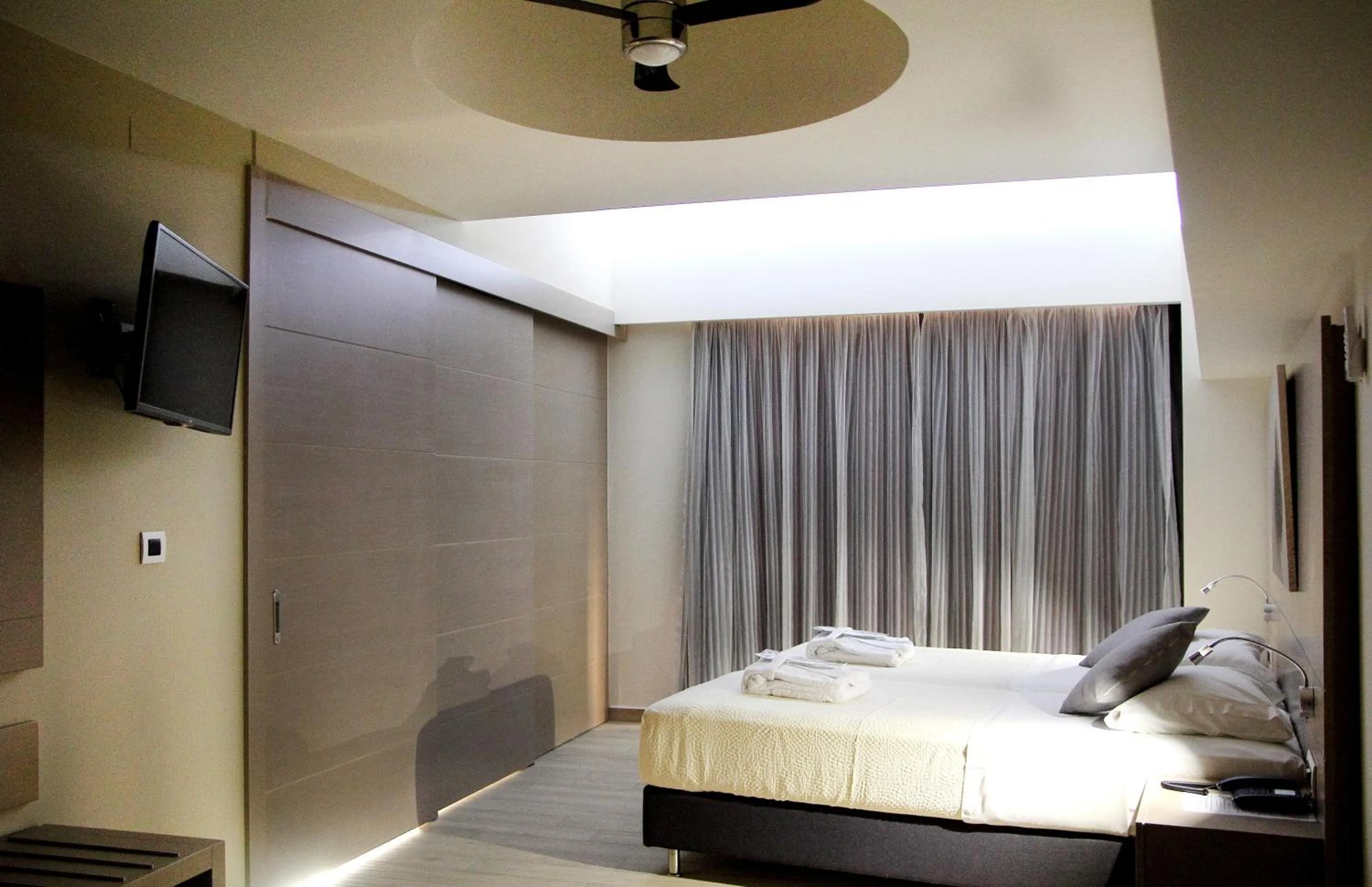 Decorative detail, Bed in Renieris Hotel