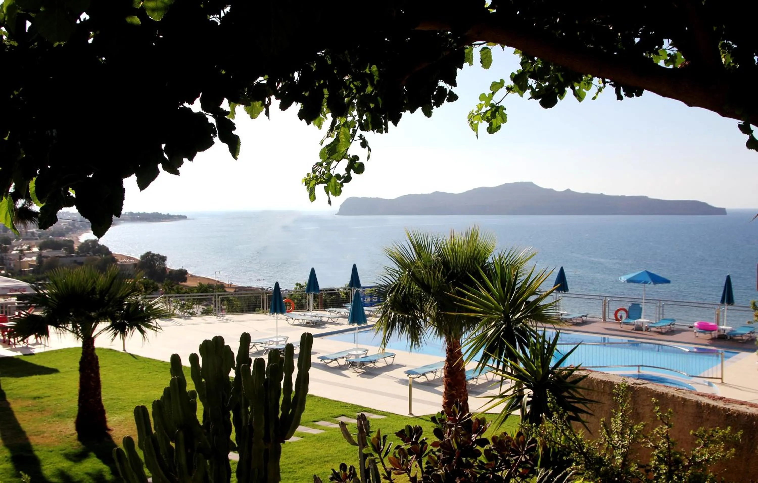 Pool view in Renieris Hotel