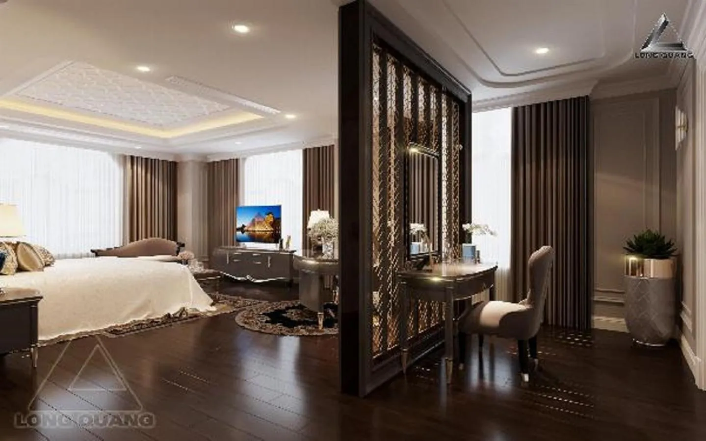 TV and multimedia, Bed in Quynh Trang Hung Yen Hotel