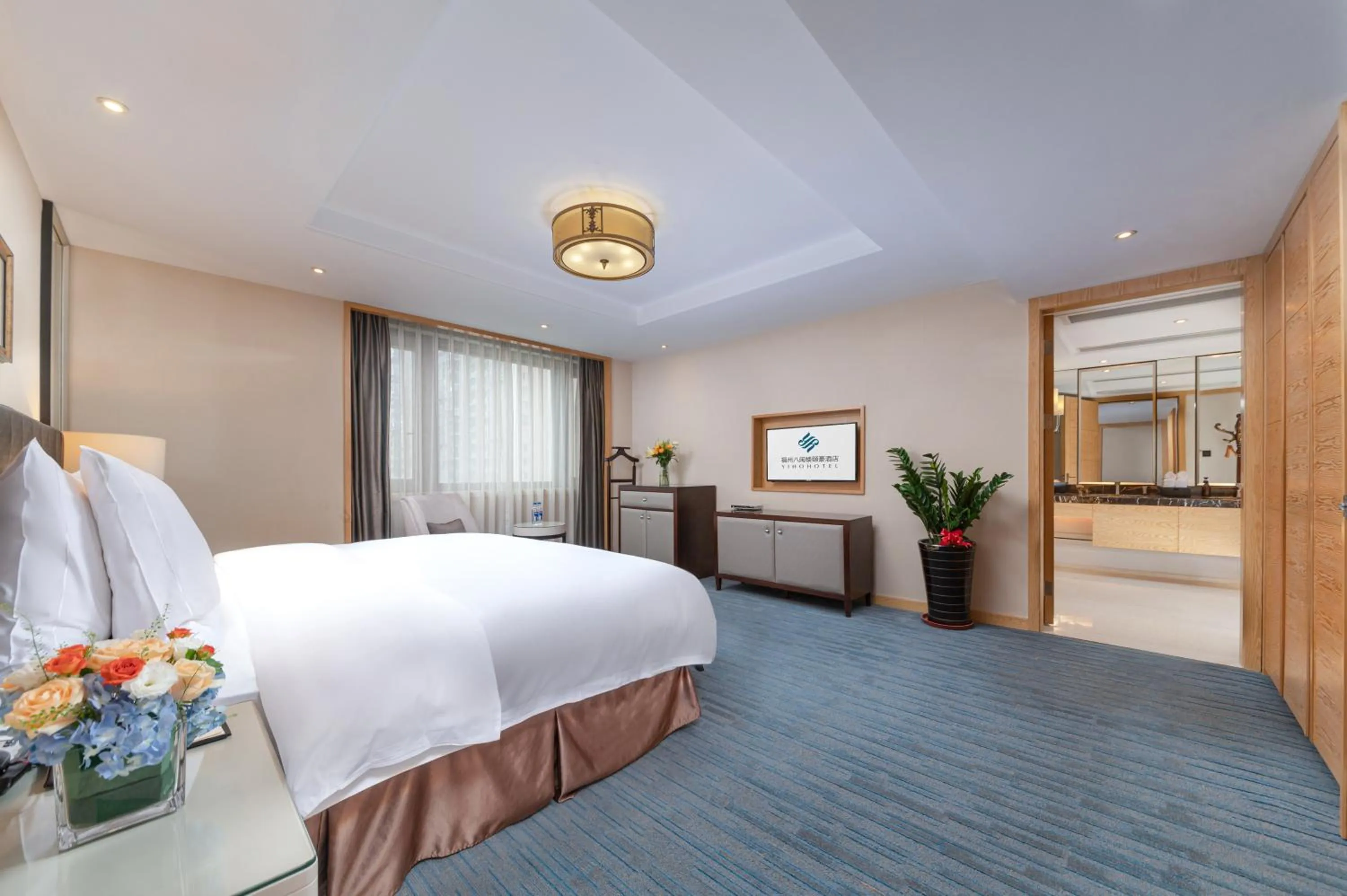 Bedroom, Bed in Fuzhou Bamin Yiho hotel