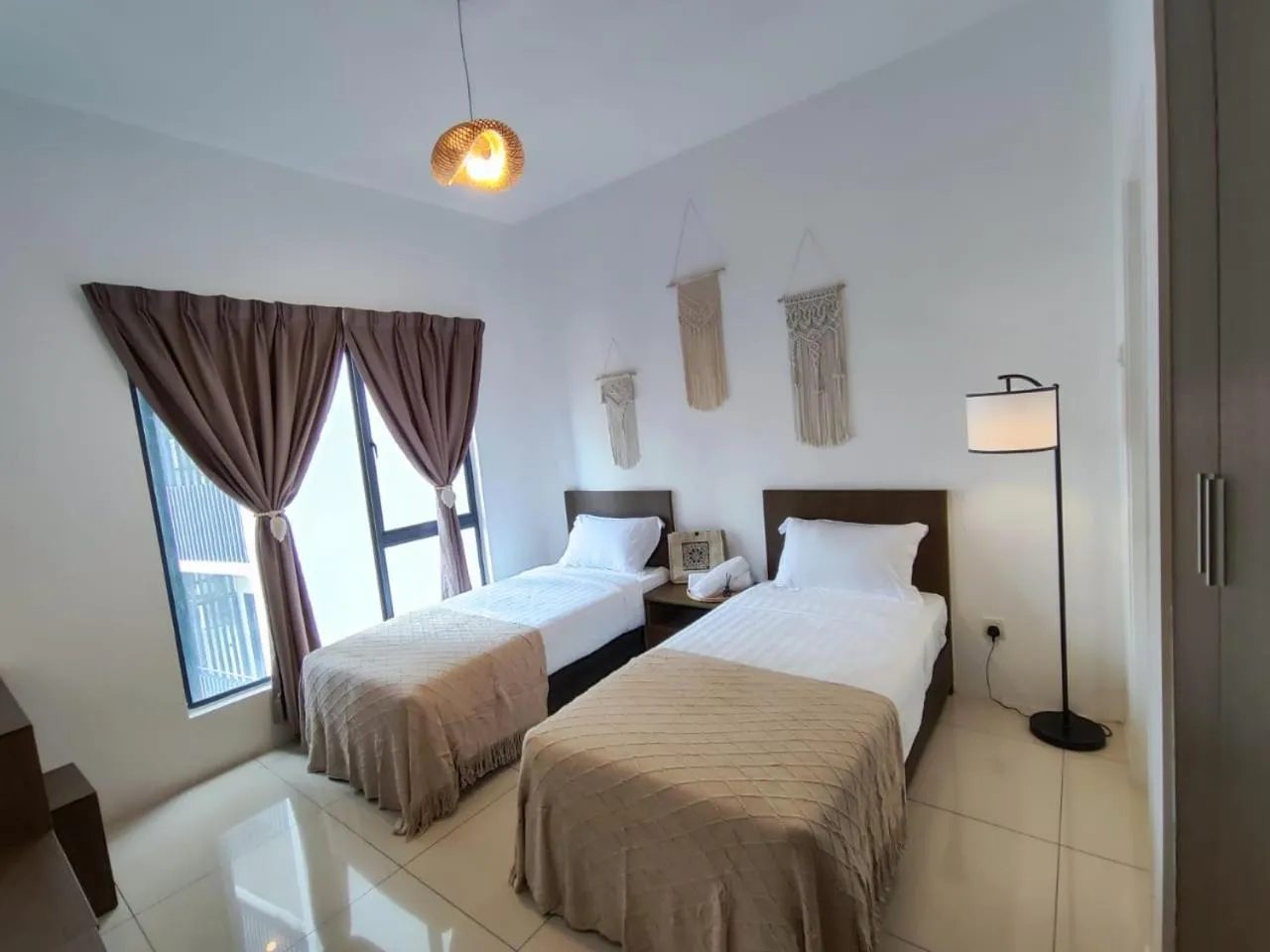 Bedroom, Bed in Nature Home - Swiss Garden Resort Residences - Weekend Free Breakfast