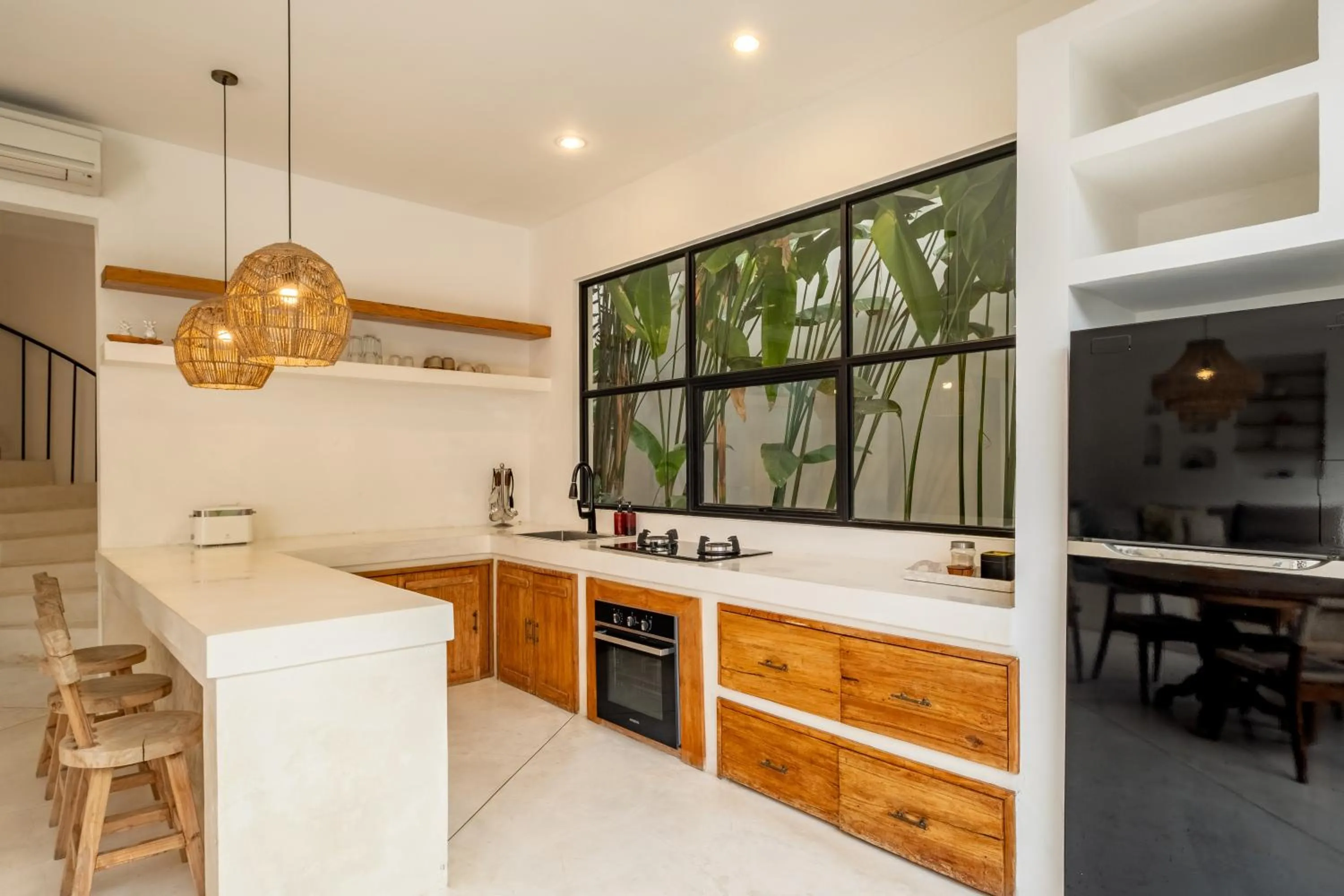 kitchen in Villa Akhila Canggu