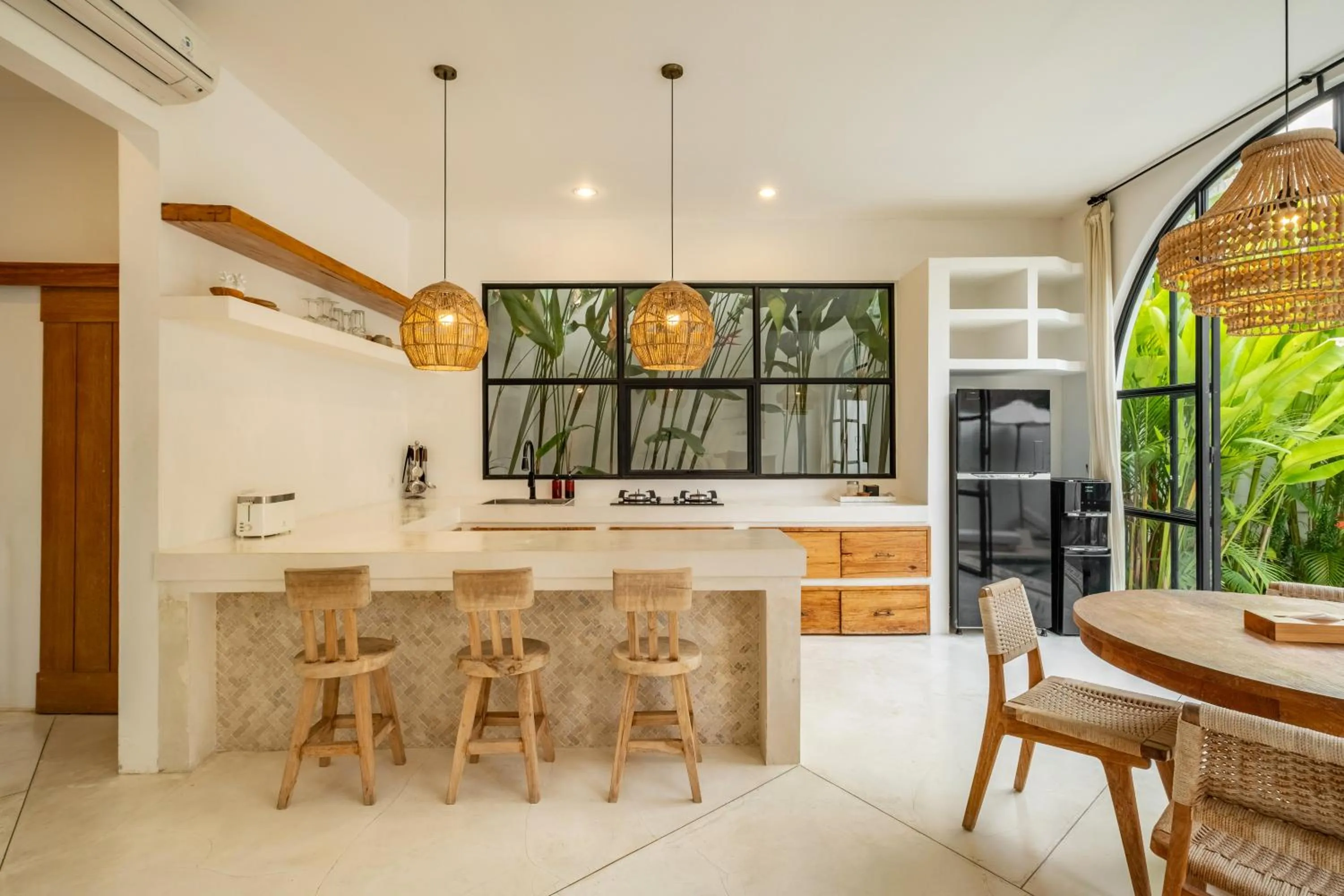 kitchen in Villa Akhila Canggu