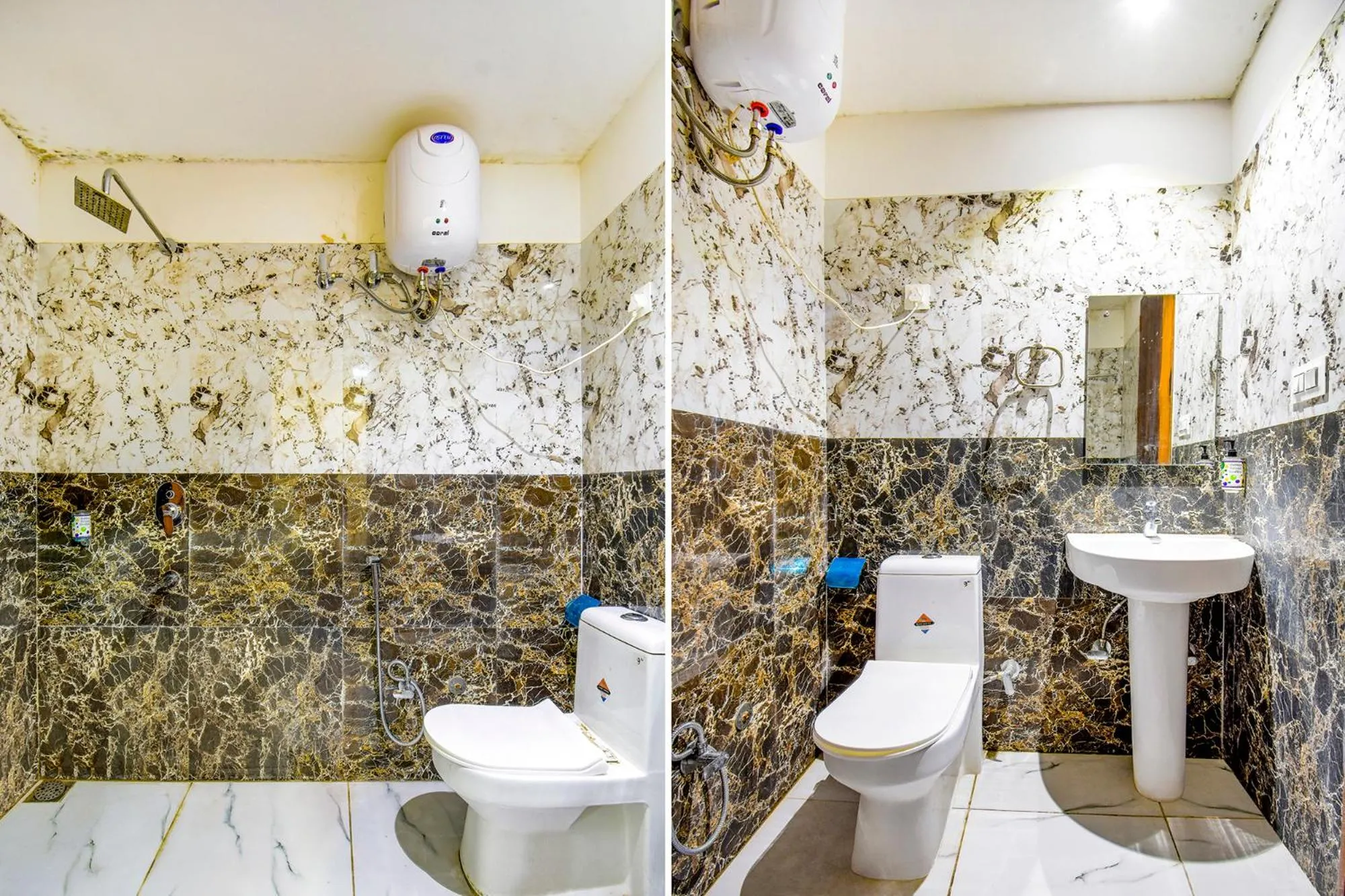 Bathroom in FabExpress Black Diamond