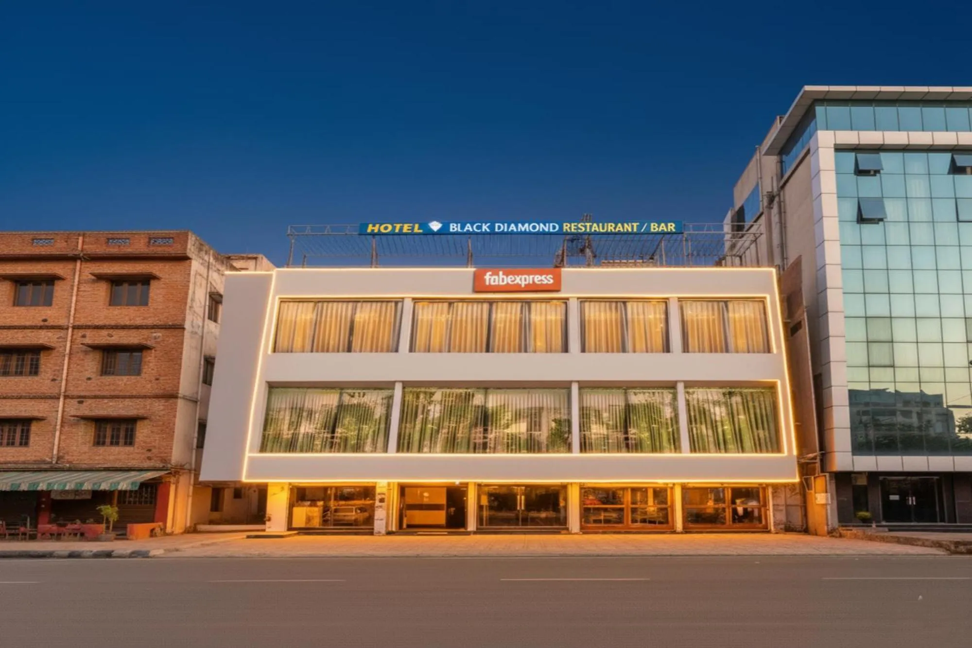 Property building in FabHotel Black Diamond