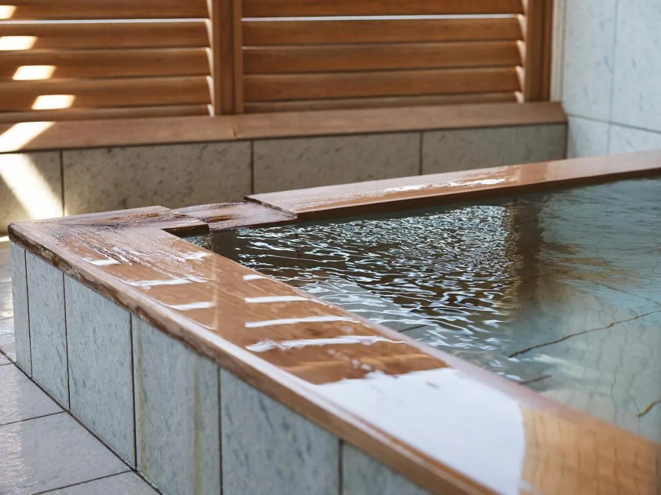 Open Air Bath in Etajimasou Hotel & SPA Hiroshima