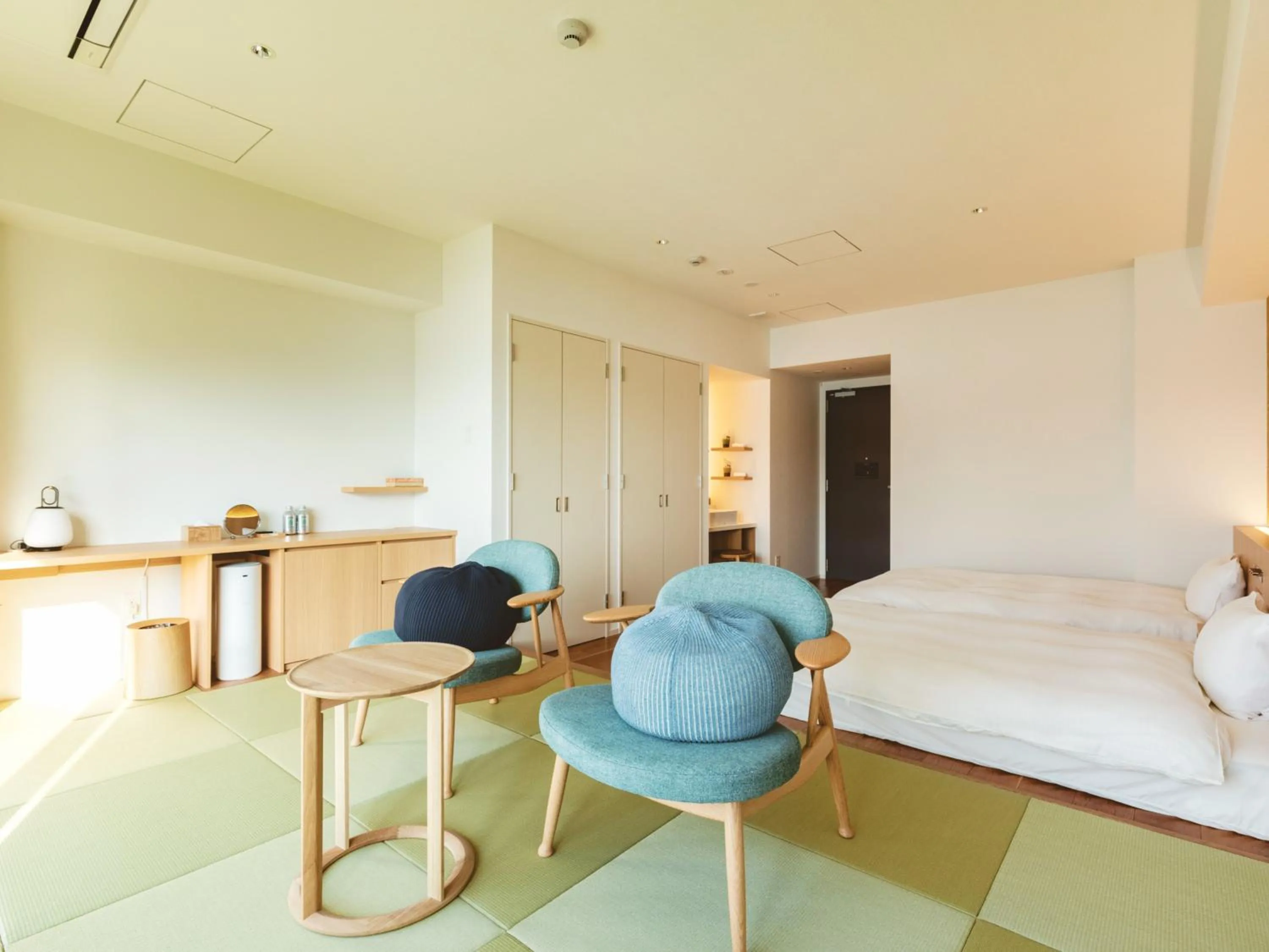 Photo of the whole room, Bed in Etajimasou Hotel & SPA Hiroshima