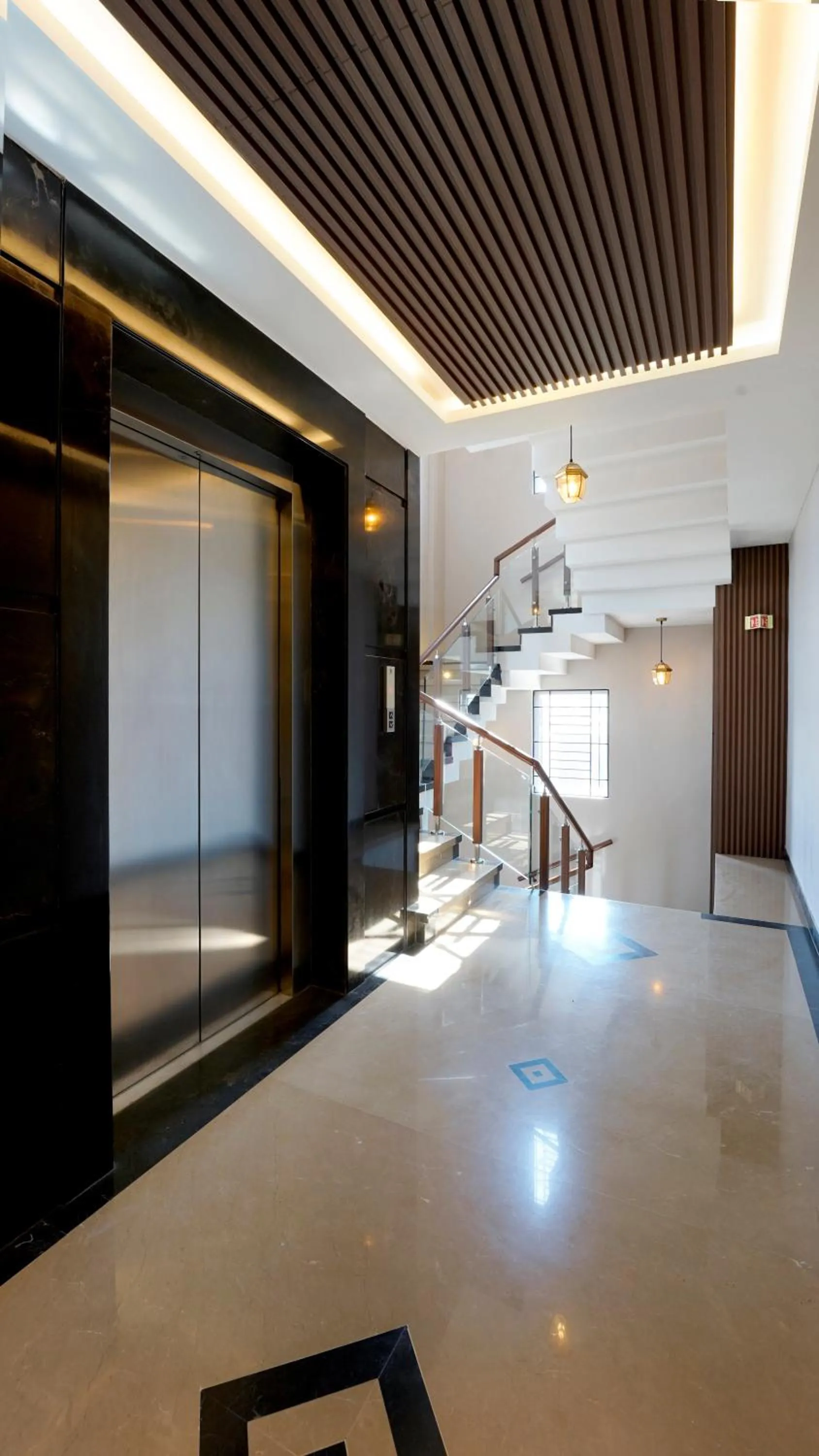 elevator in Hotel Gwen By Rivido, Near IIM Bangalore Bannerghatta Road
