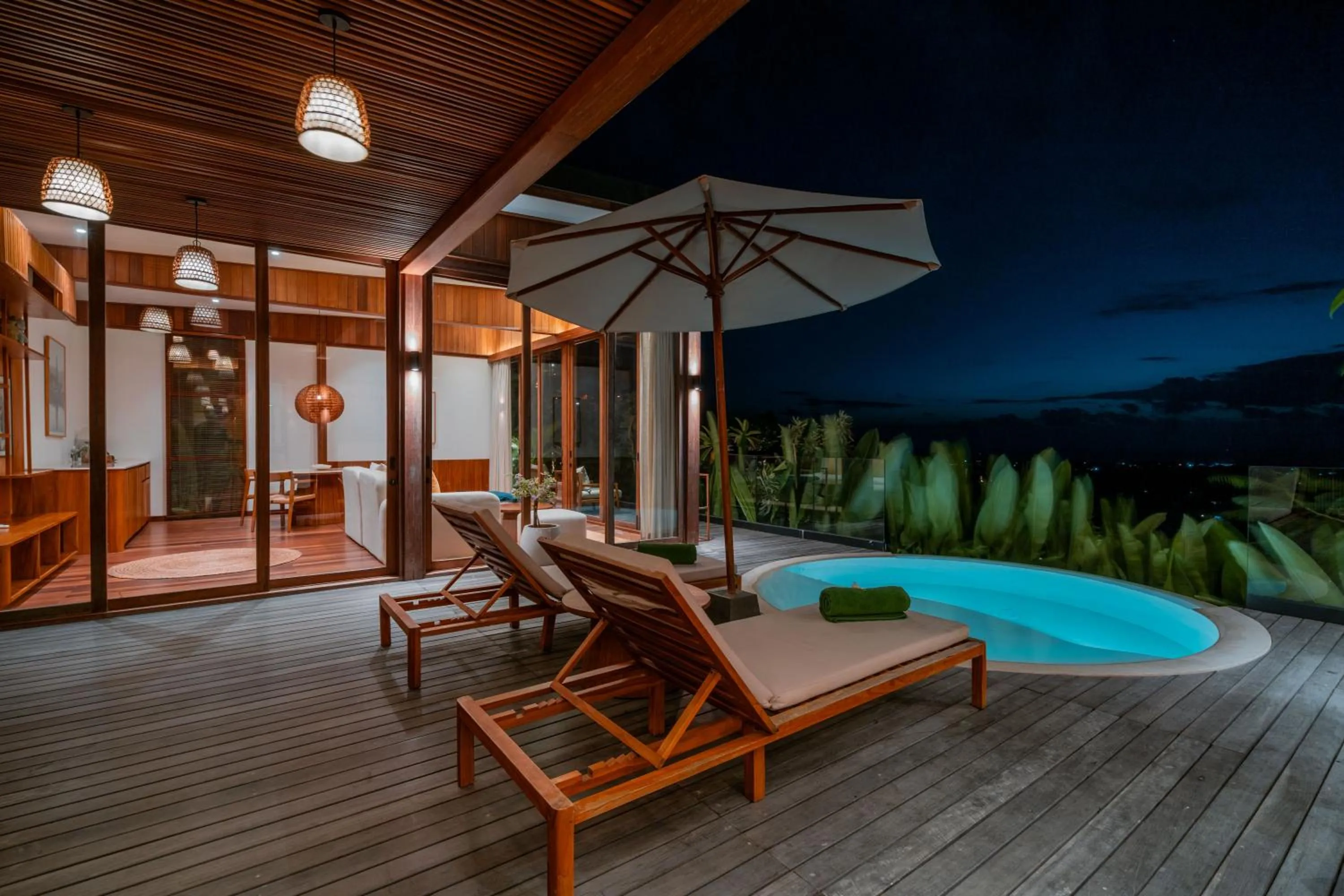 Balcony/Terrace in Grün Uluwatu