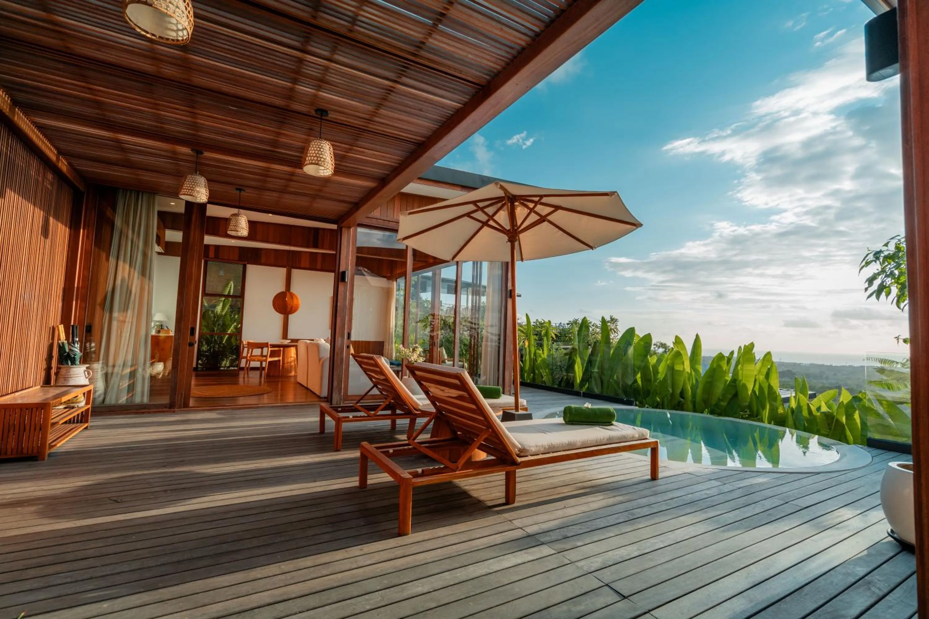 Balcony/Terrace in Grün Uluwatu
