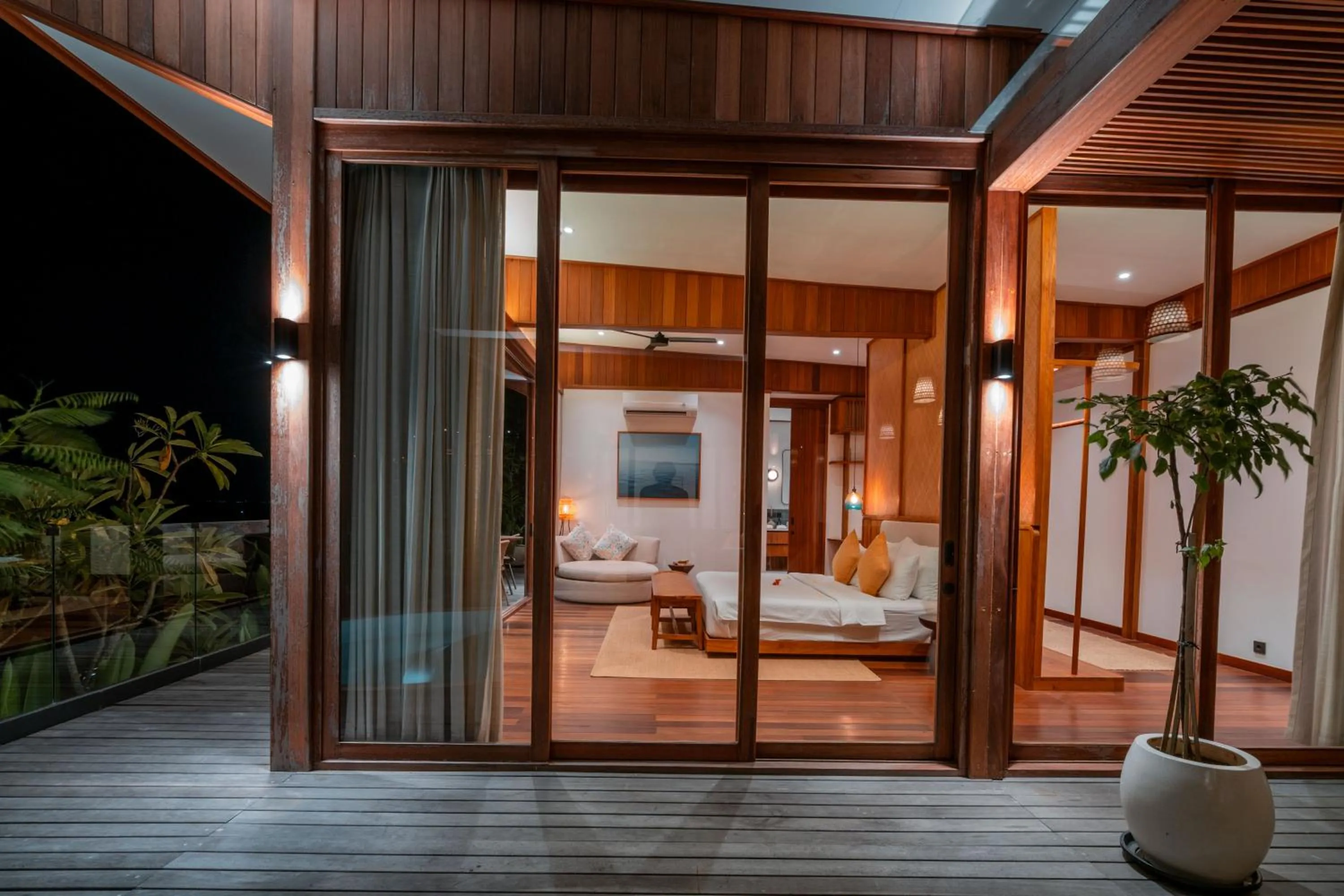 Bed in Grün Uluwatu