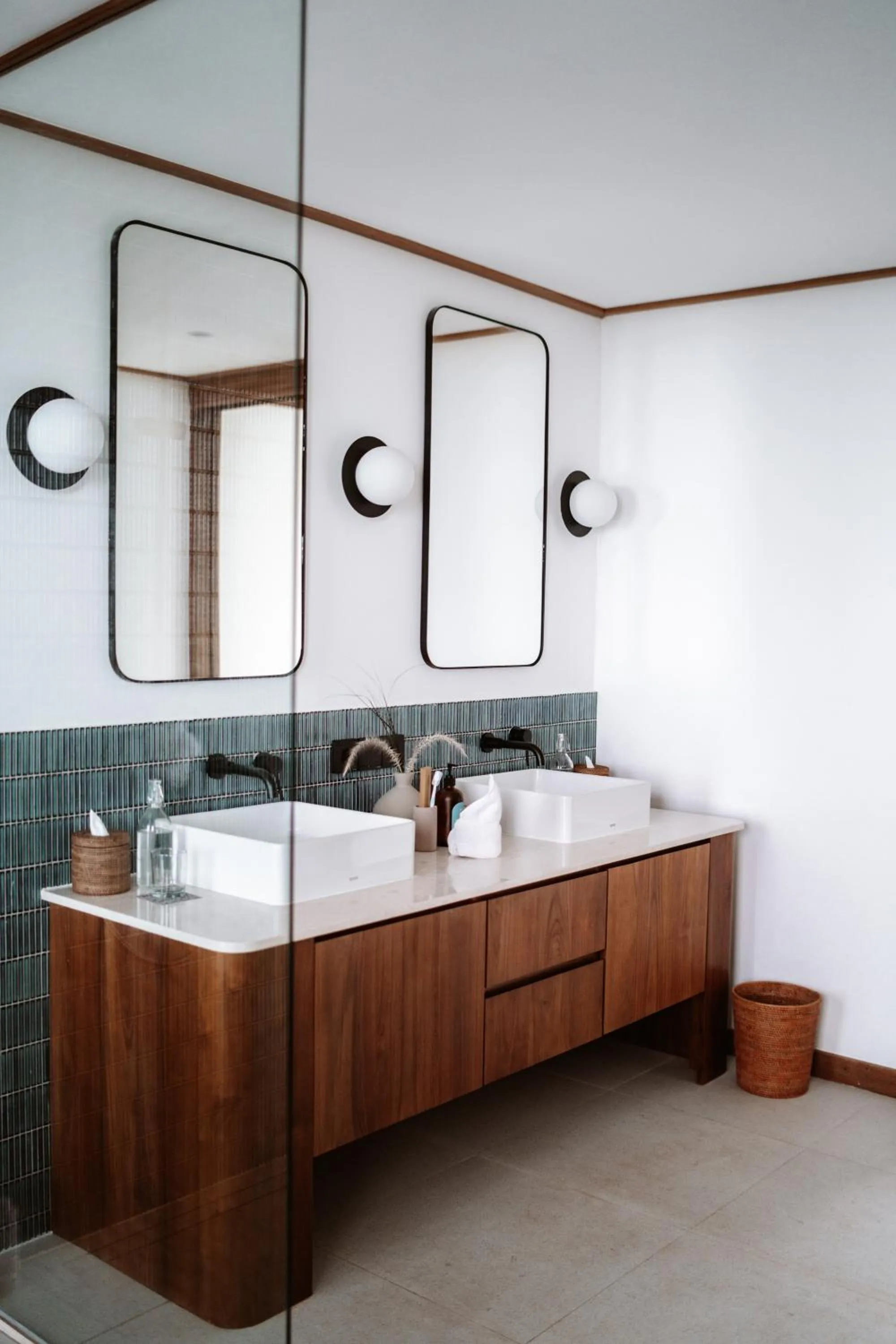 Bathroom in Grün Uluwatu