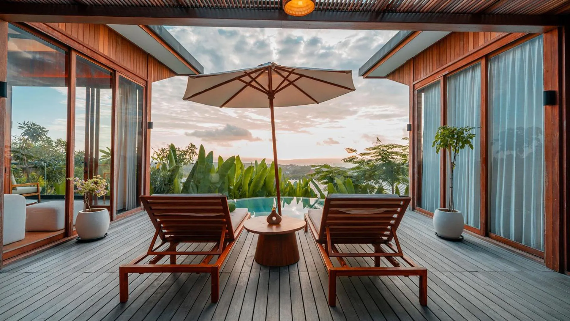 Balcony/Terrace in Grün Uluwatu