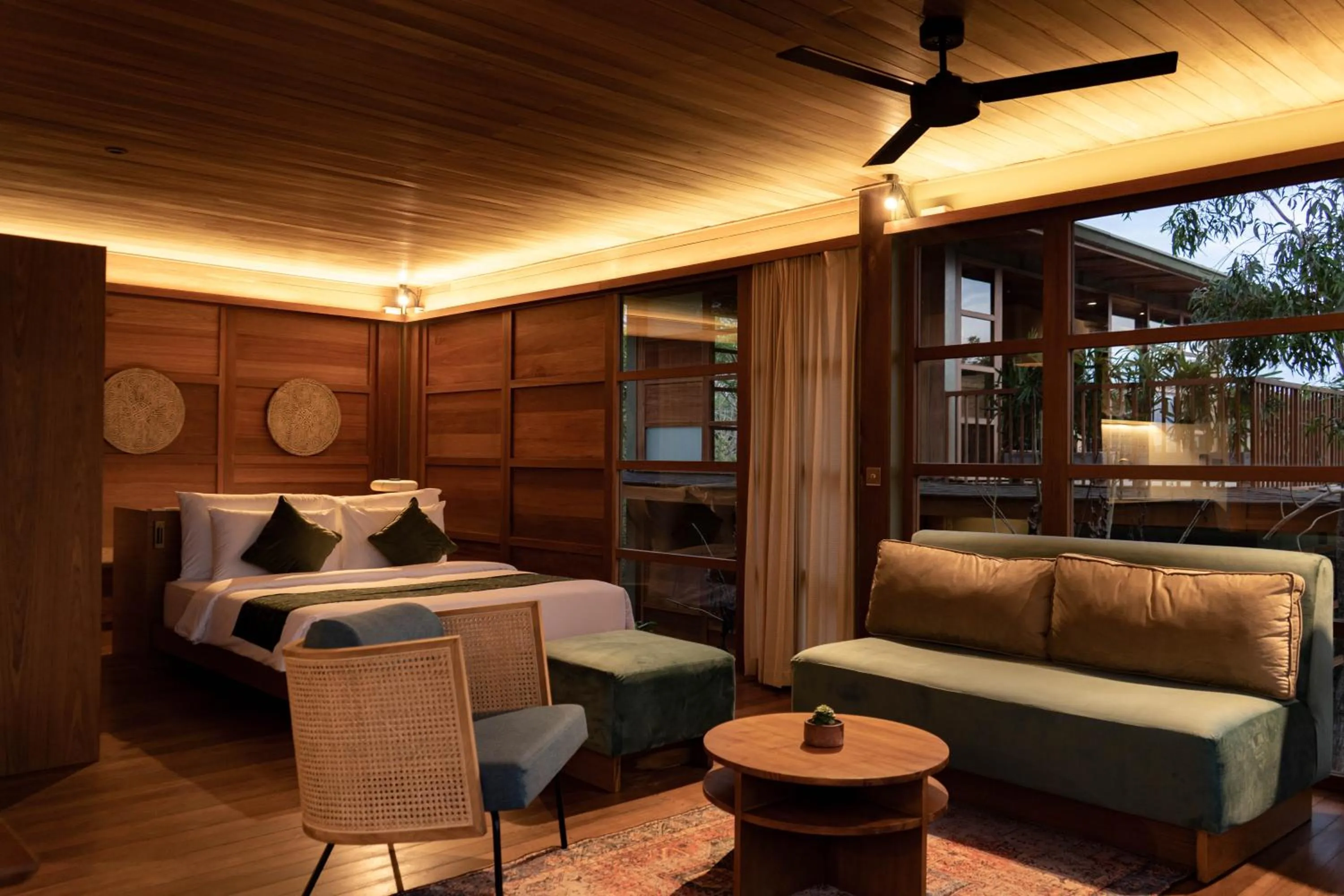 Living room in Grün Uluwatu