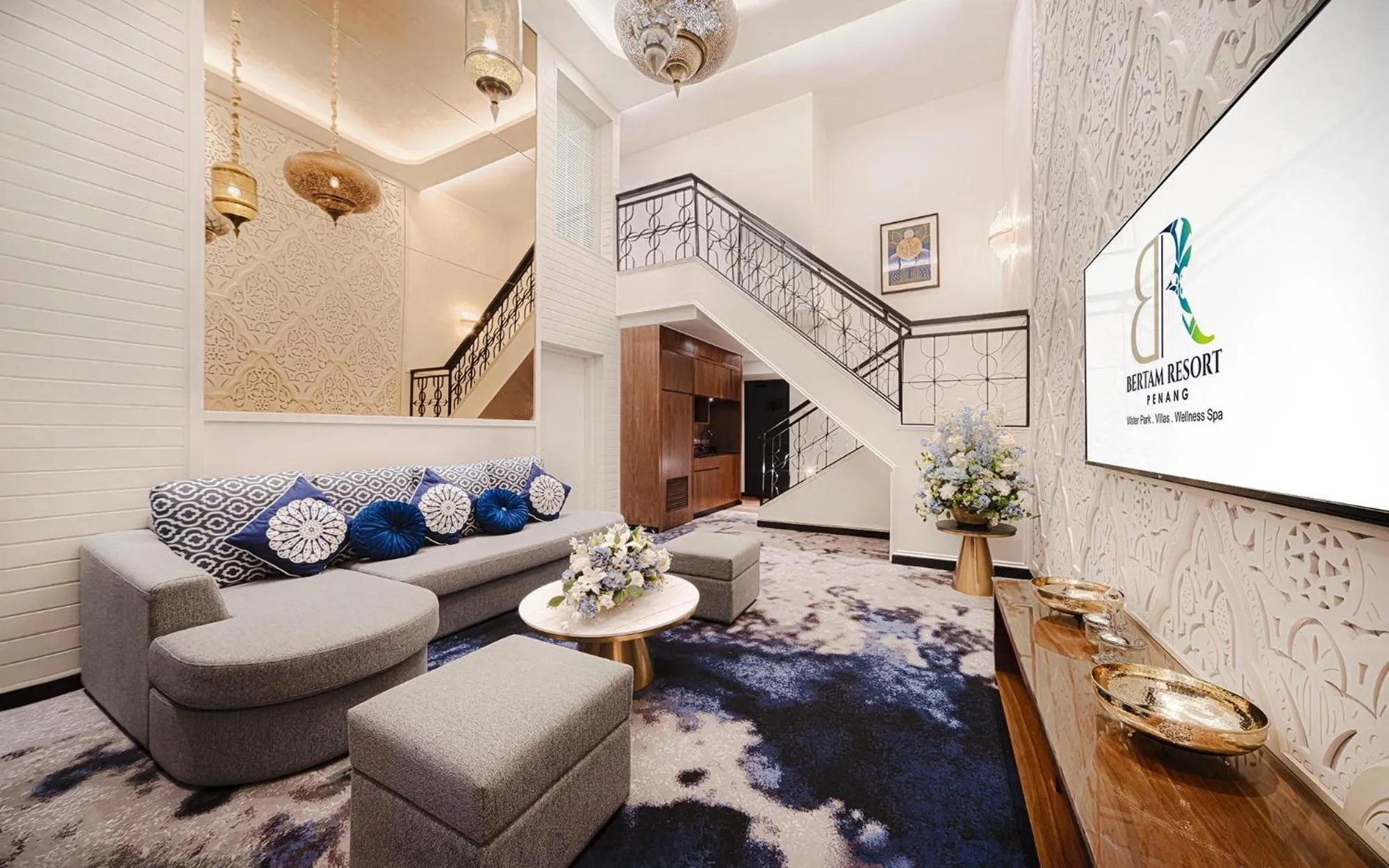 Living room in Bertam Resort & Water Park Penang