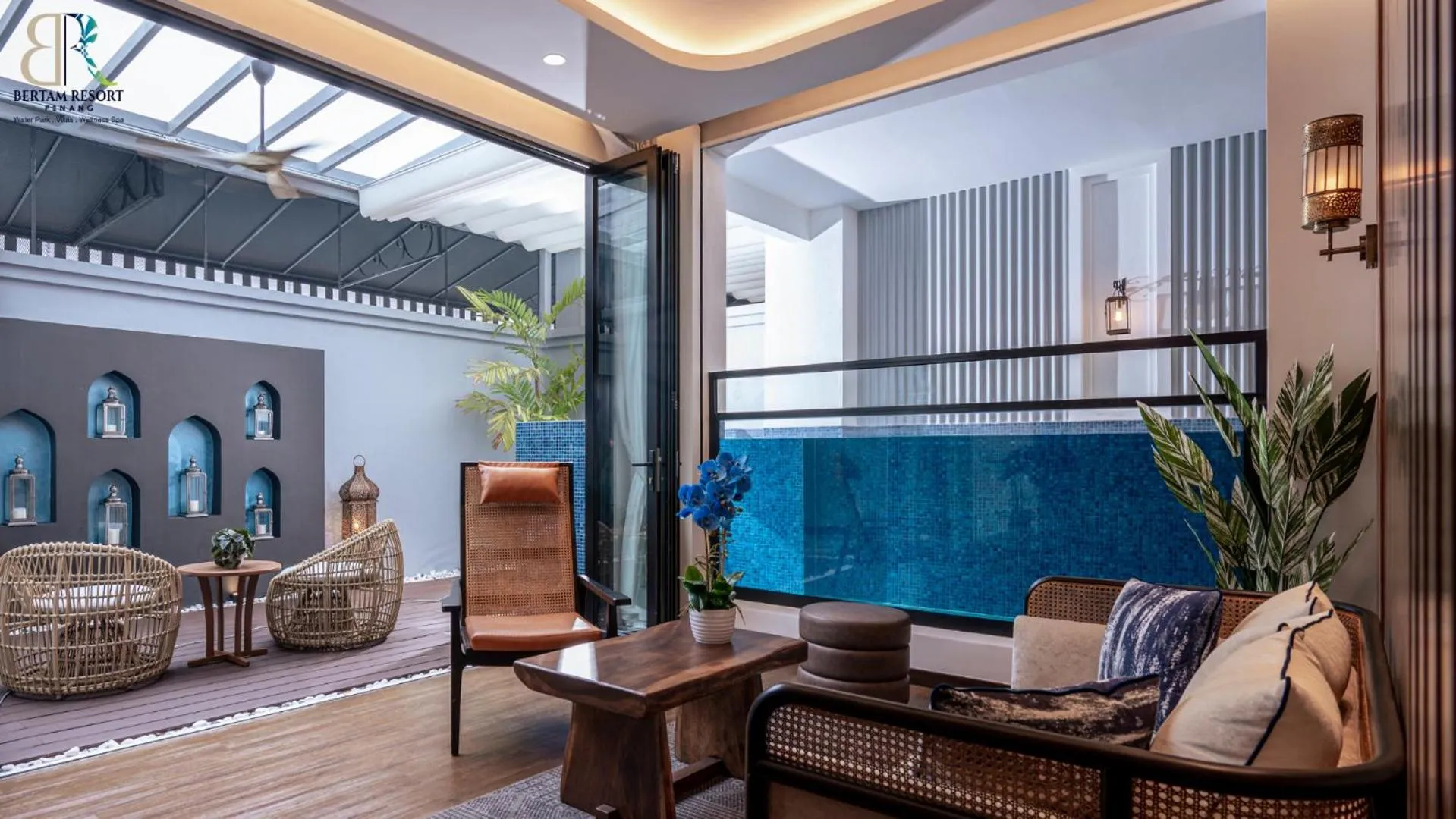 Patio in Bertam Resort & Water Park Penang