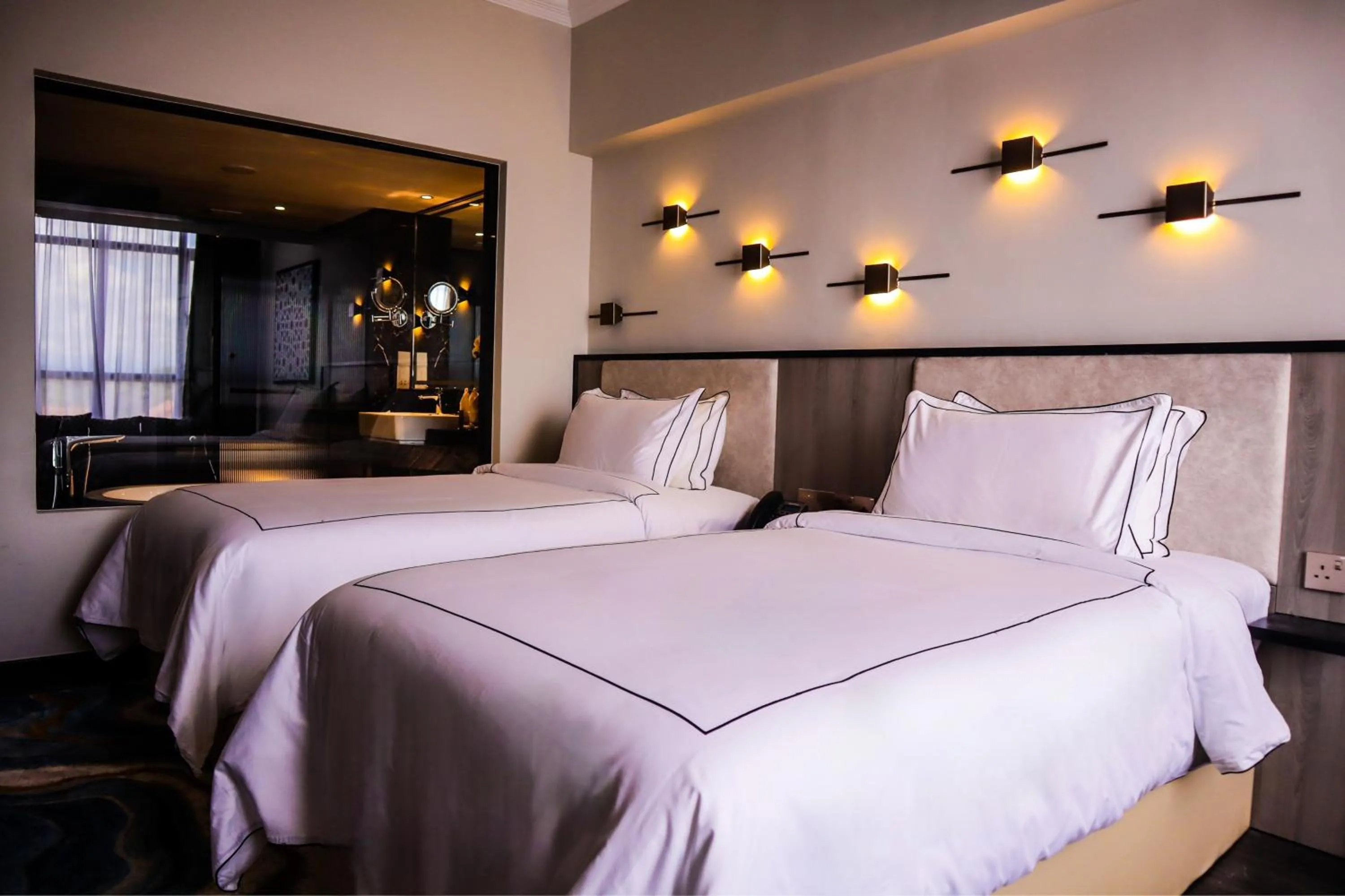 Bed in Bertam Resort & Water Park Penang