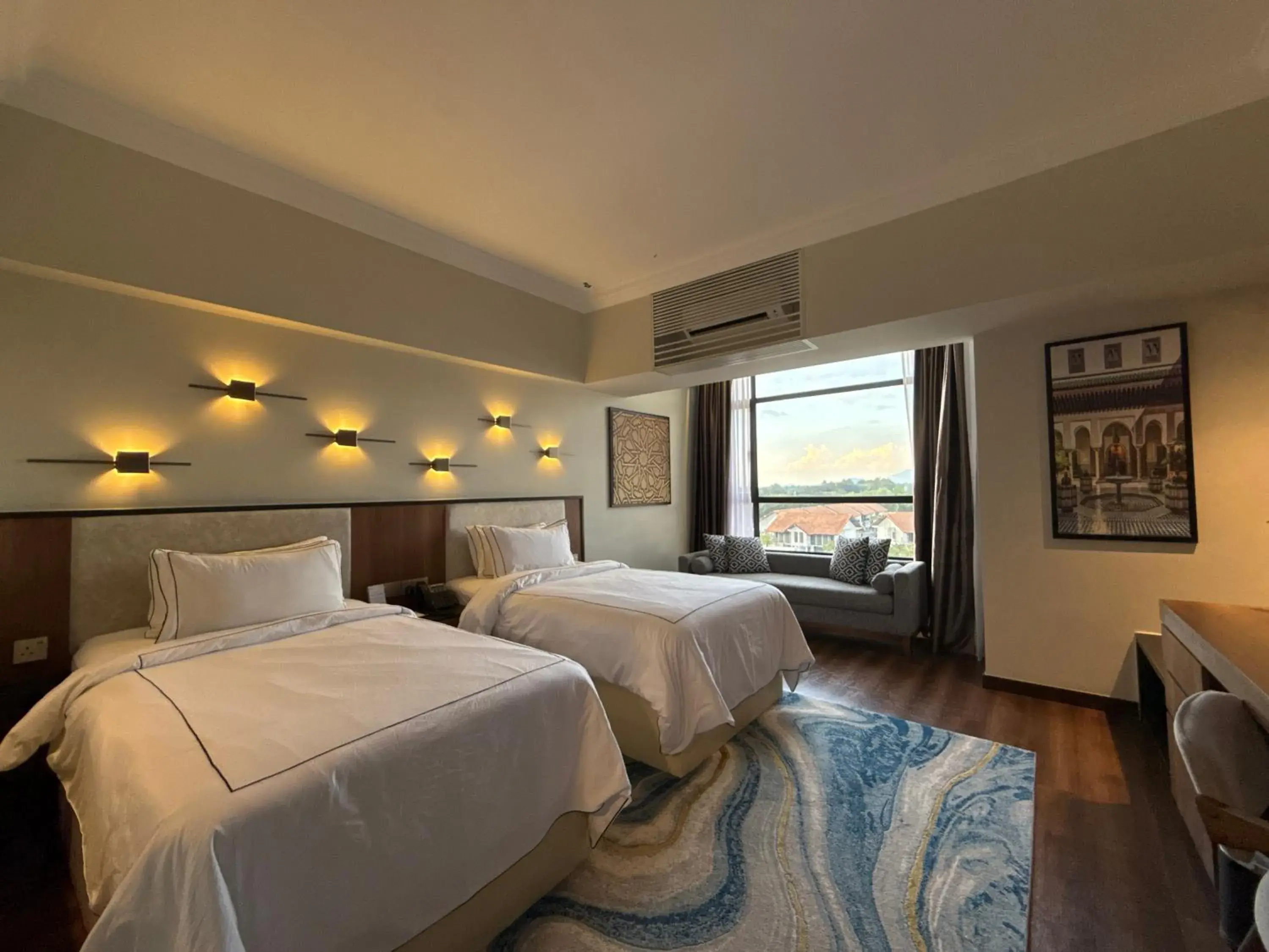 Deluxe Twin Room in Bertam Resort & Water Park Penang Deluxe Twin Room in Bertam Resort & Water Park Penang