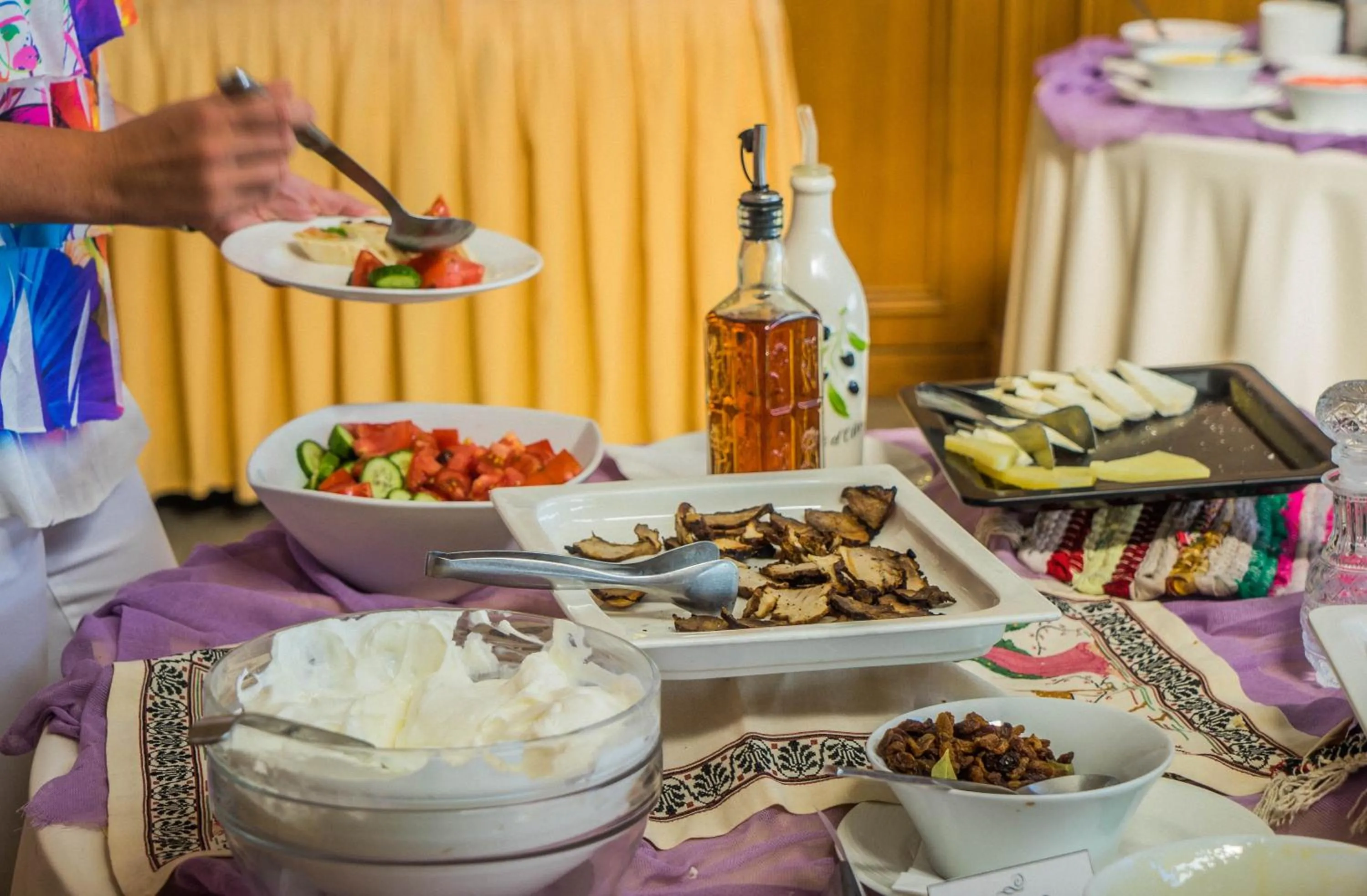 Food close-up in Castello City Hotel