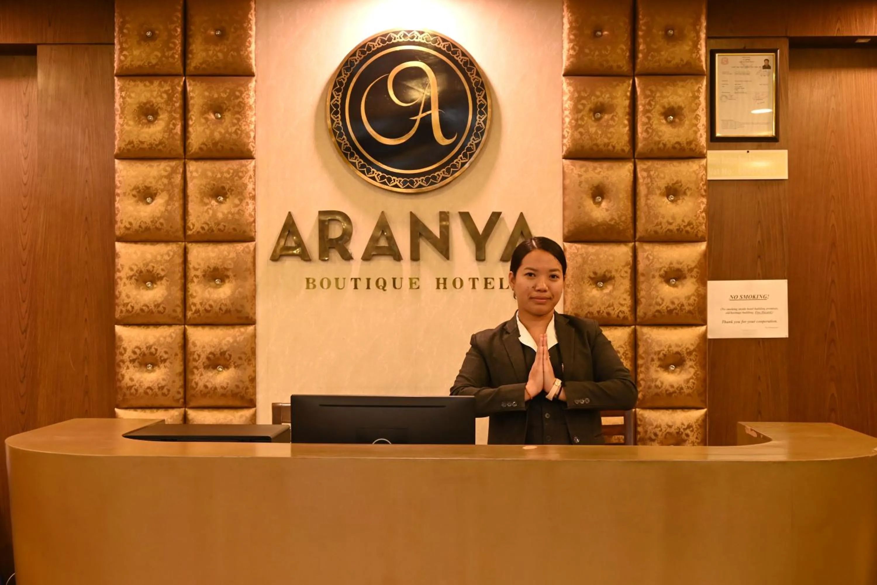 Lobby or reception in Aranya Boutique Hotel